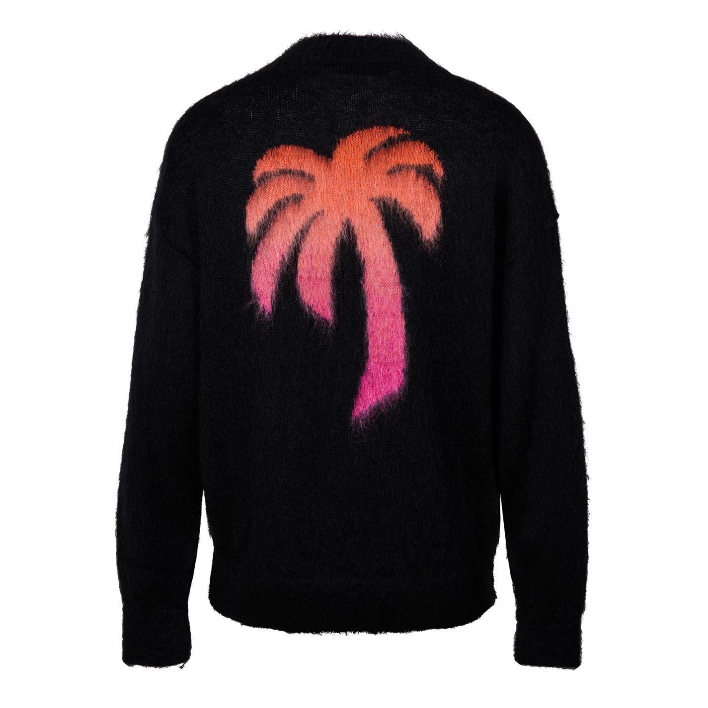 Palm Angels Relaxed Fit Crew Neck Sweater