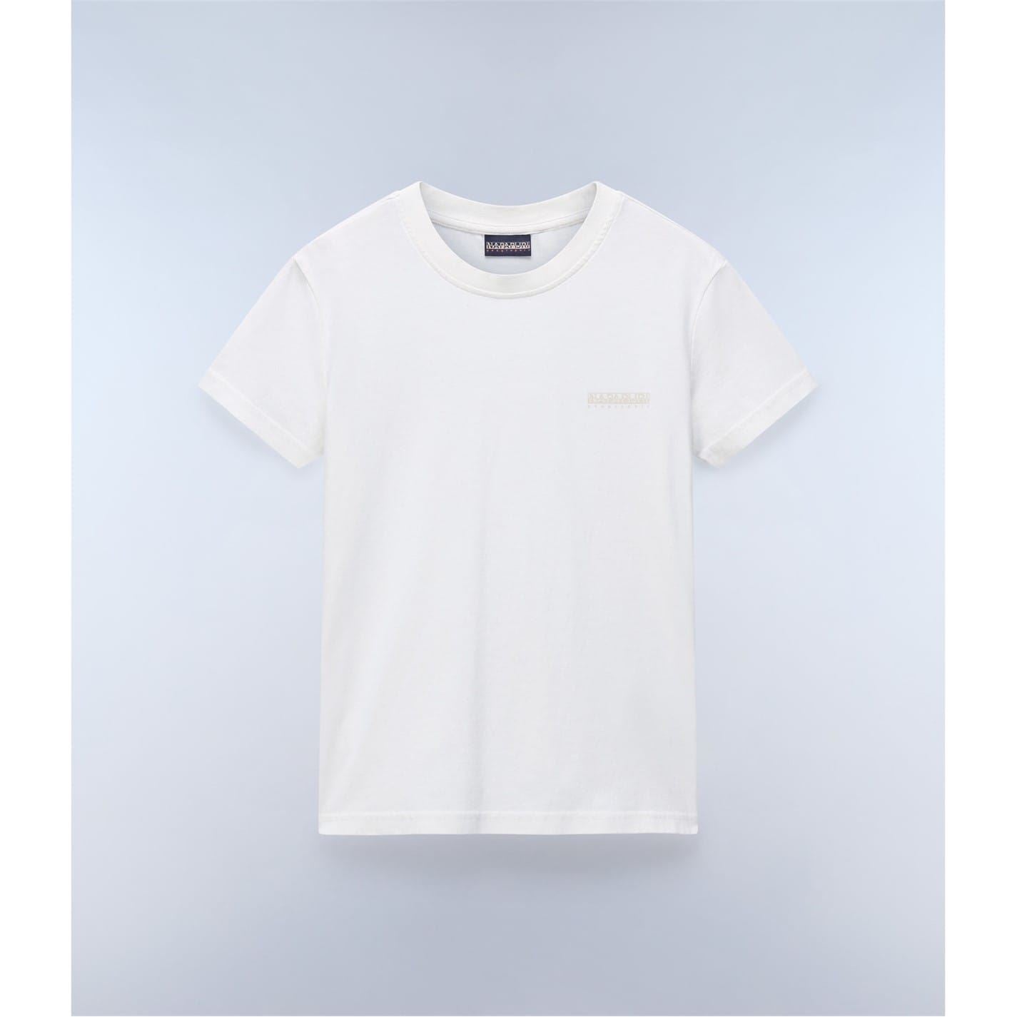 Napapijri Blanche Geographic Print Crew Neck T-Shirt