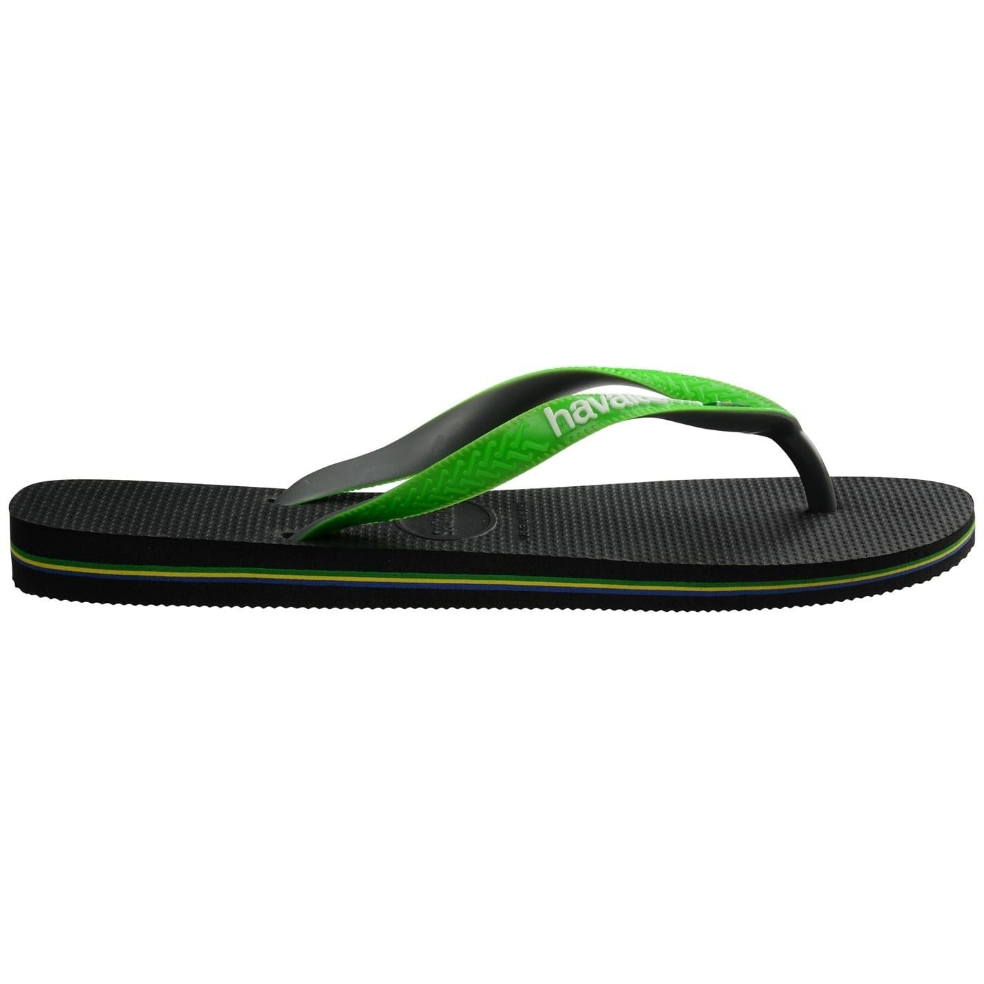 Havaianas Womens Hav. Brasil Mix Leaf Green Marine B Flip Flops