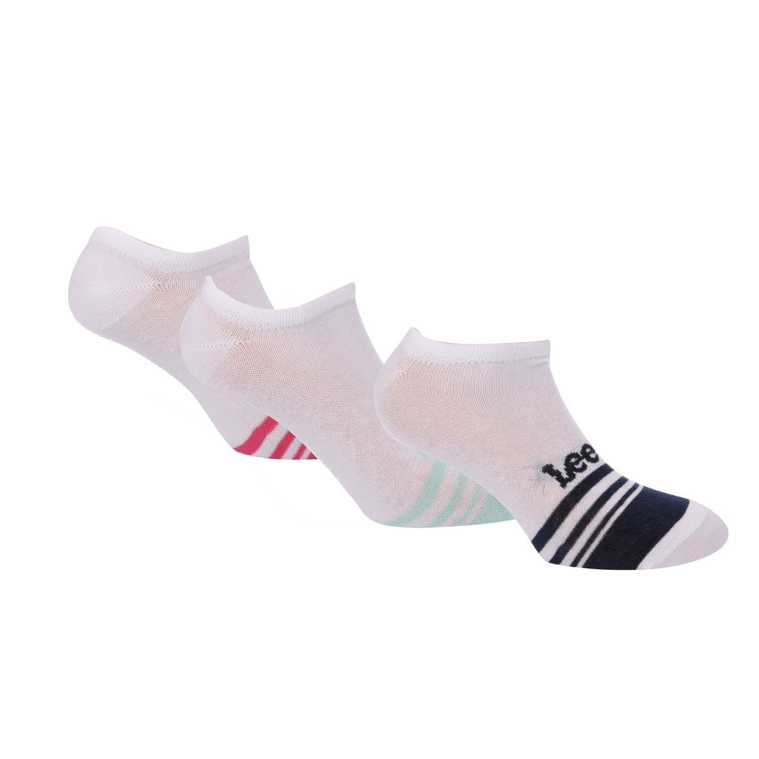 Lee 3 Pack of Trainer Liner Socks