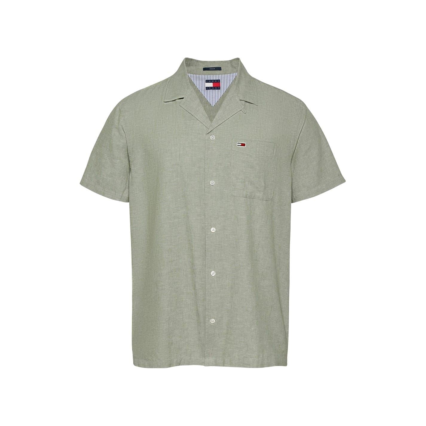 Tommy Jeans Collared Neck Short Sleeve Regular Fit Shirt