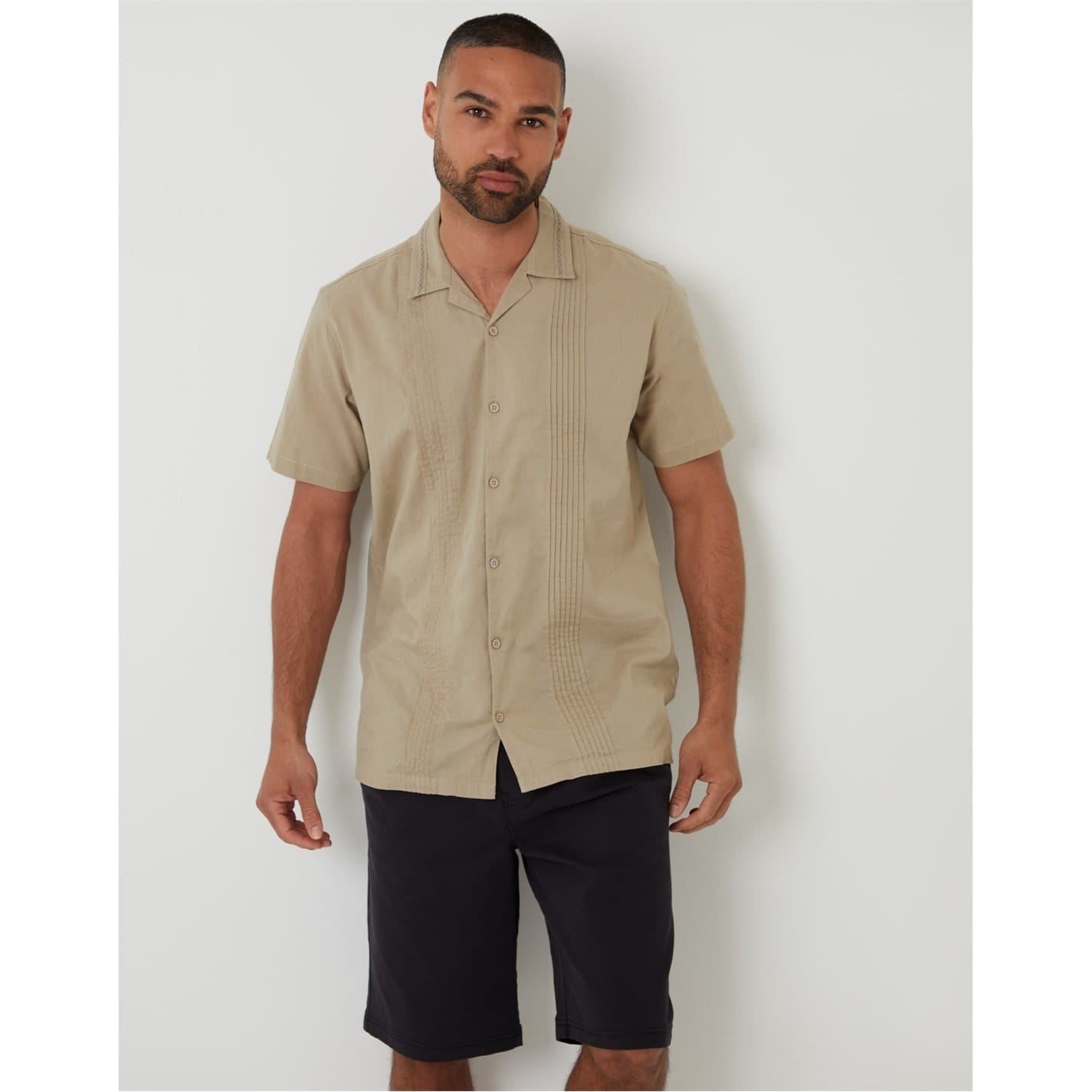 Threadbare Urmston Regular Fit Short Sleeve Shirt