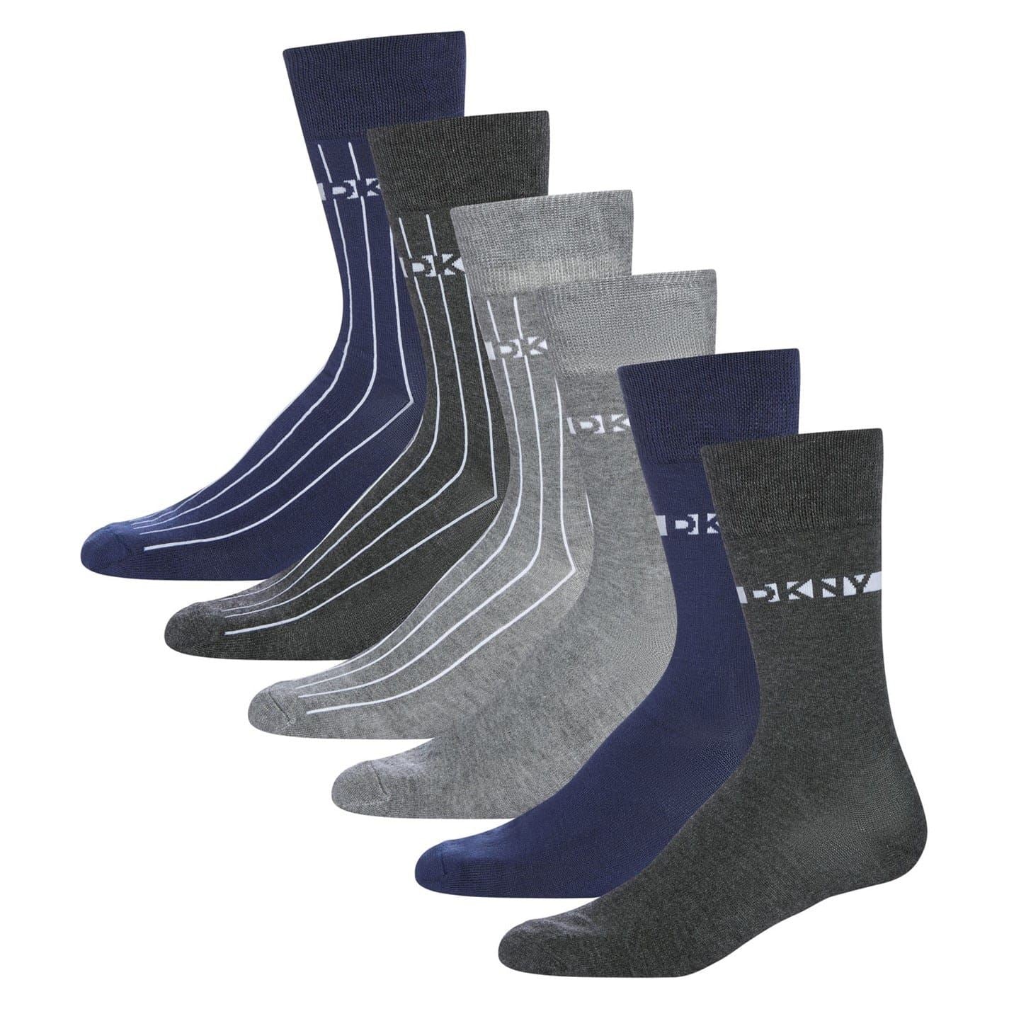 DKNY 6 Pack Mens Socks Jay
