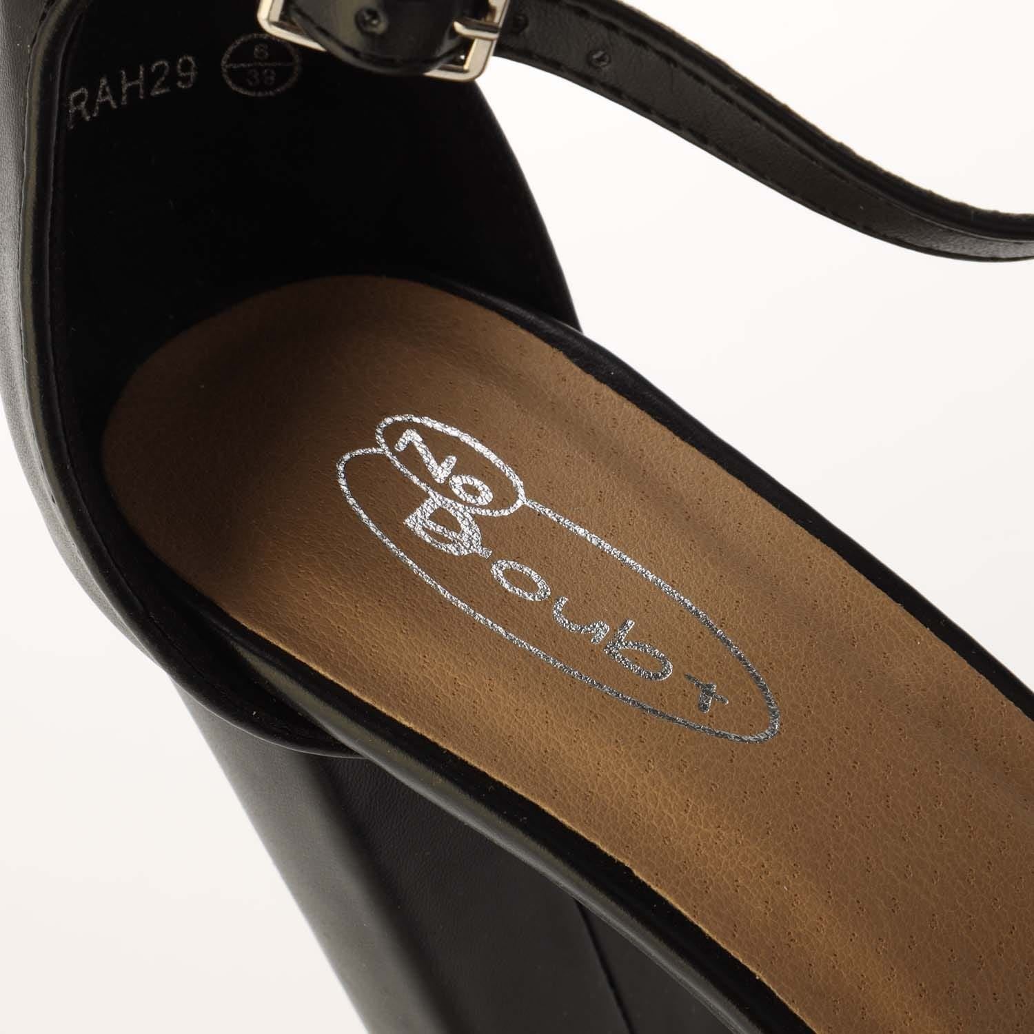 Wheres That From Barely There Strappy Block Heels