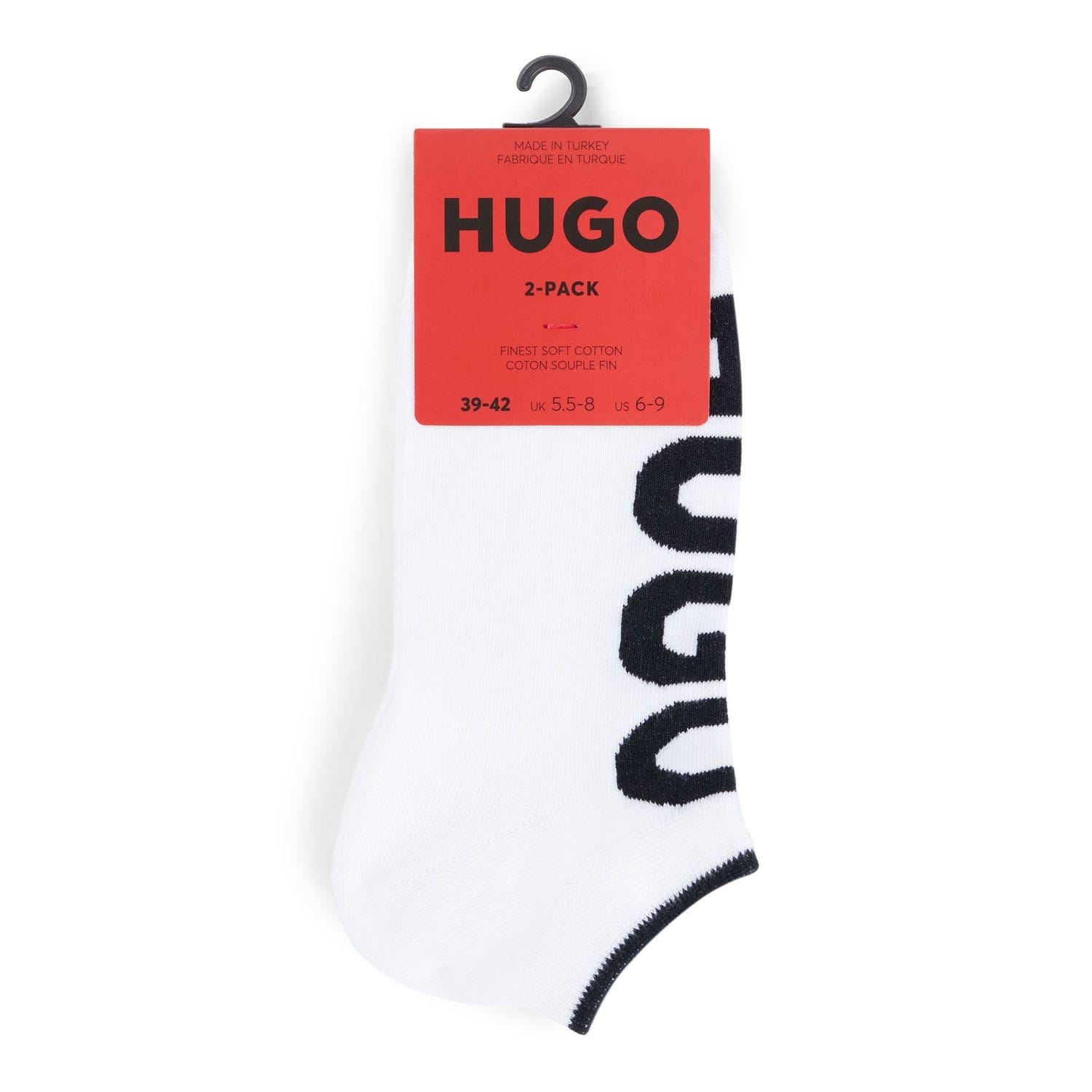 Hugo 2 Pack of Logo Ankle Socks