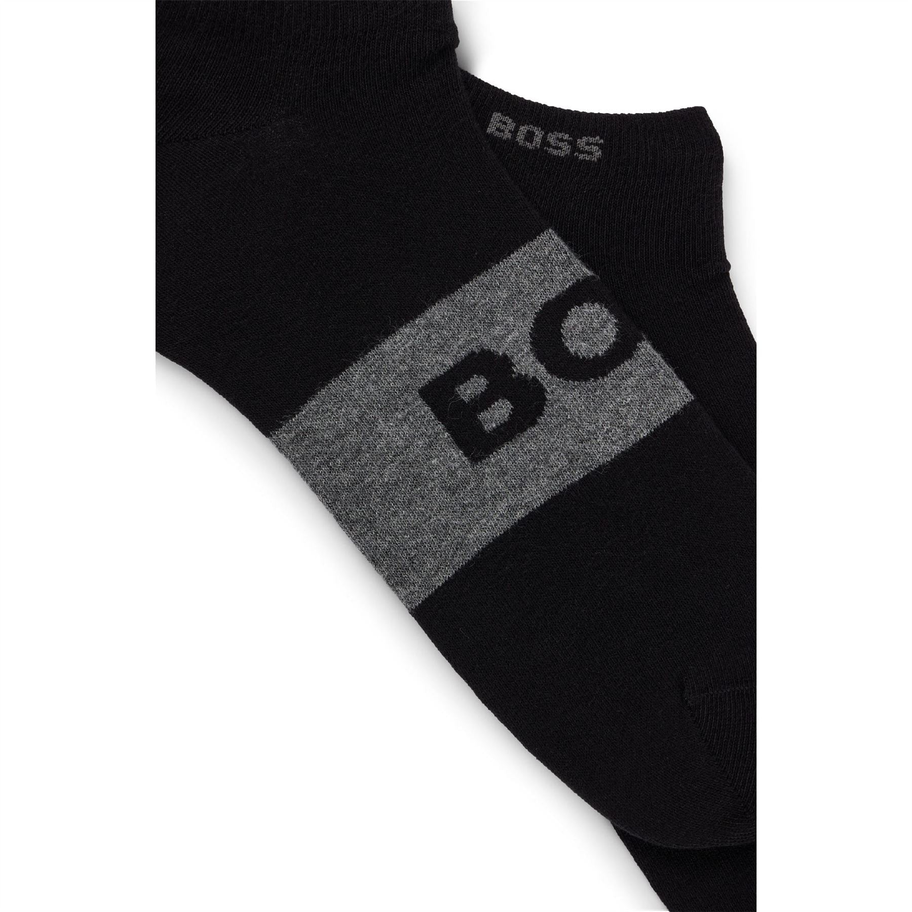Boss 2 Pack of Logo Ankle Socks