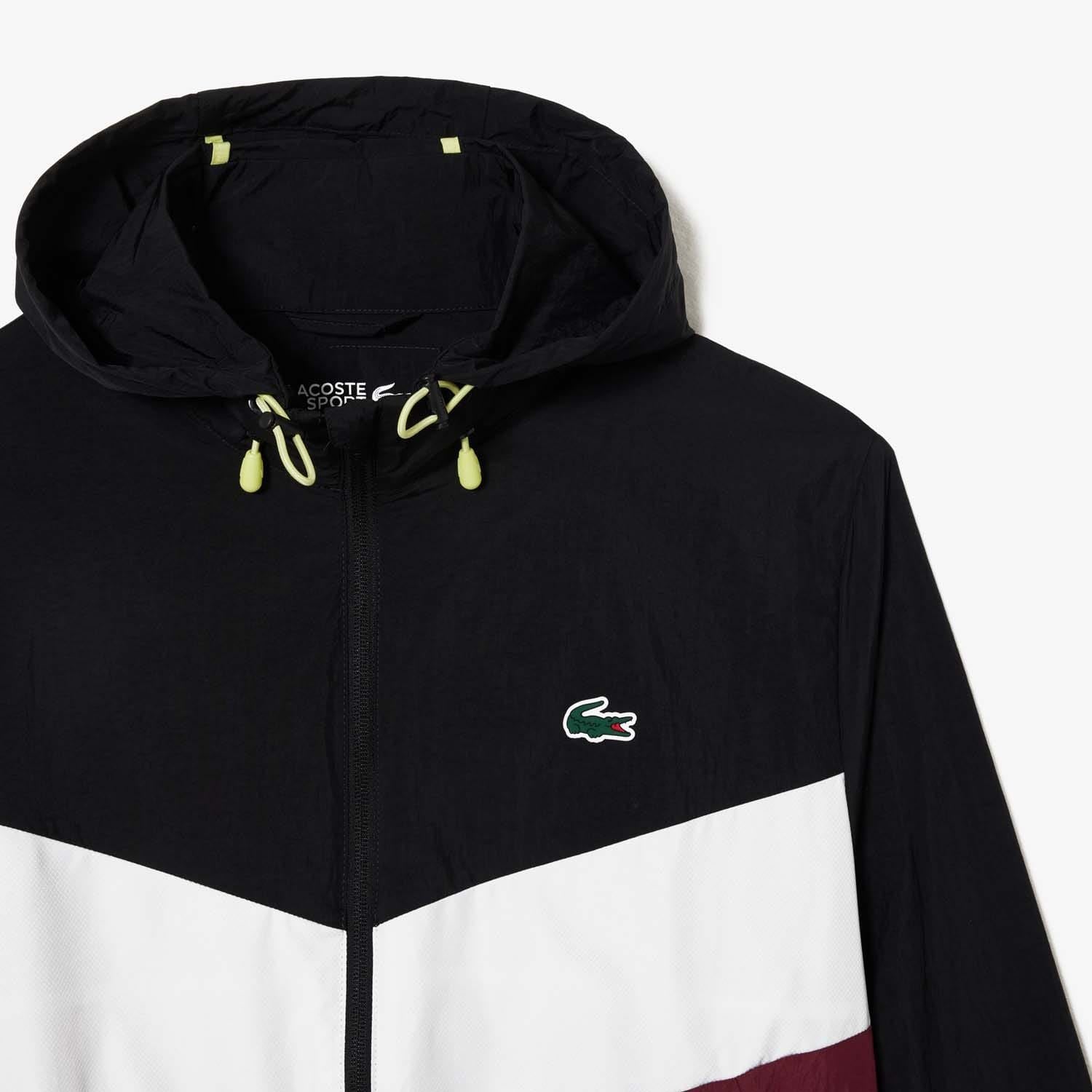 Lacoste Sport Water Resistant Packaway Zipped Jacket