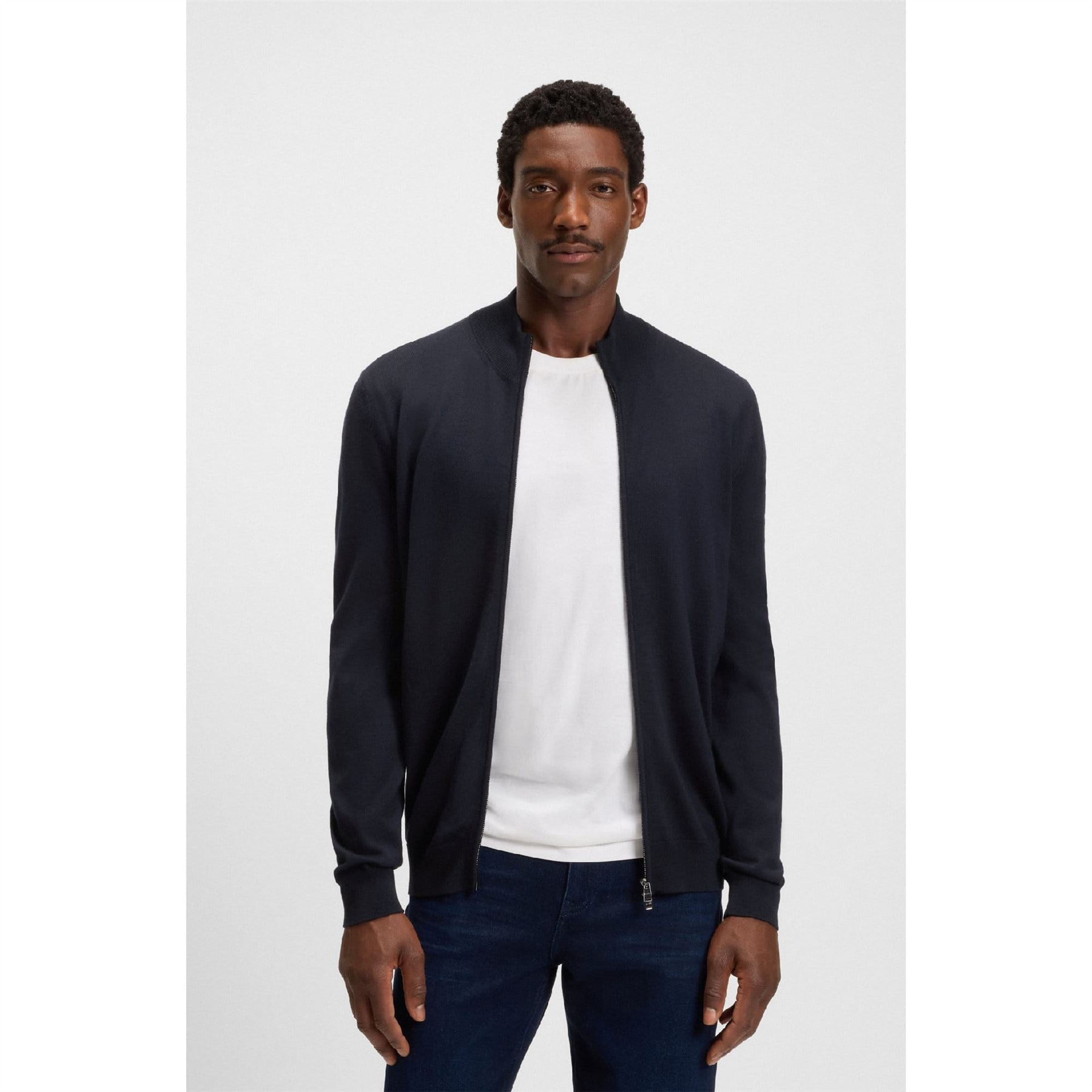 Boss Balonso Zip-Up Cardigan