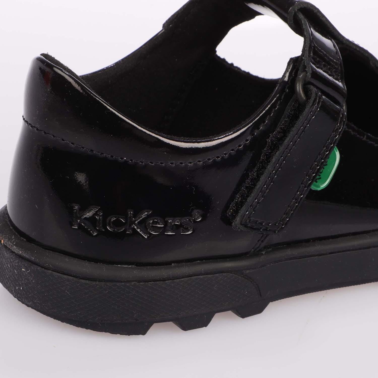 Kickers Childrens Plunk Patent Shoe