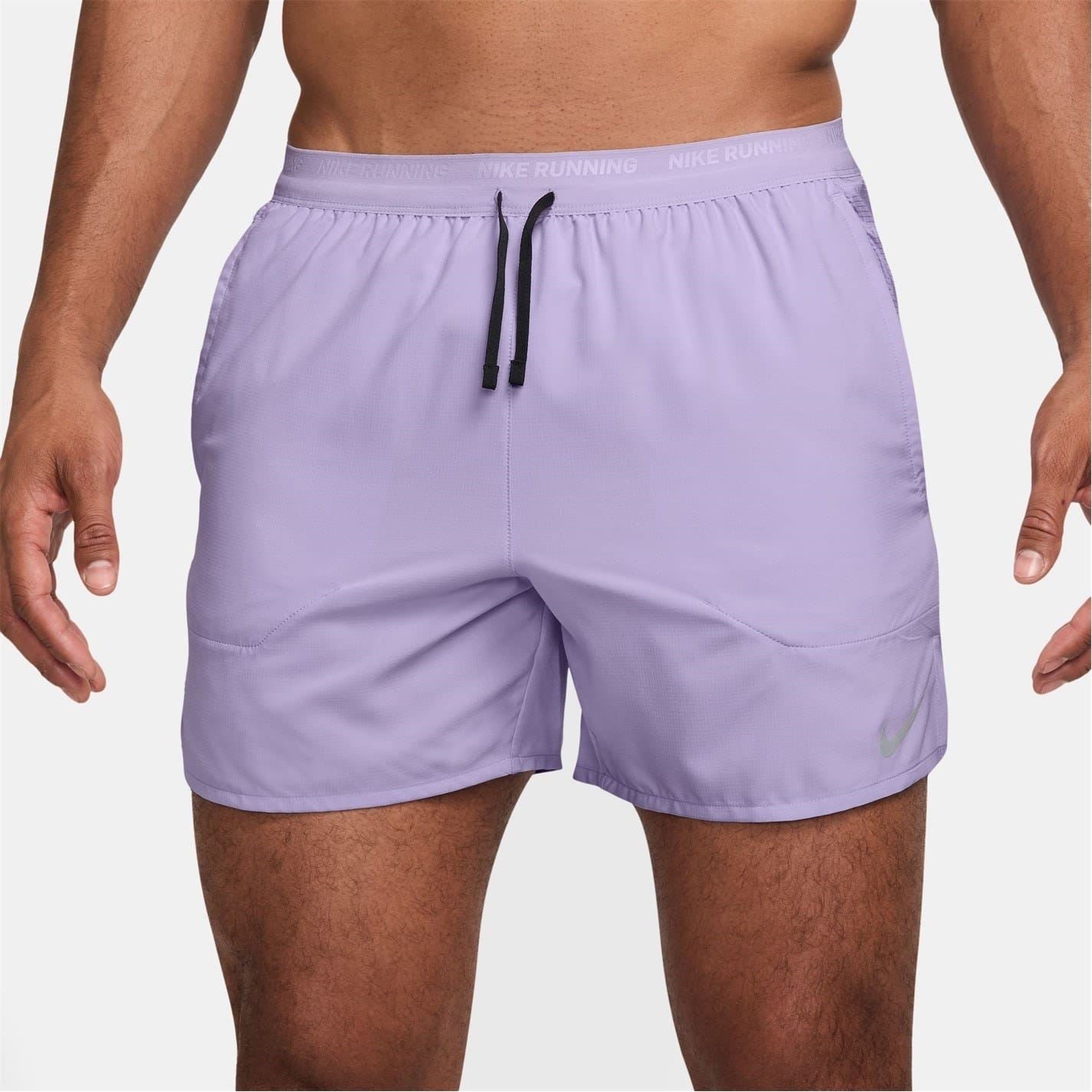 Nike Mens Stride Dri Fit 5 Brief Lined Running Shorts