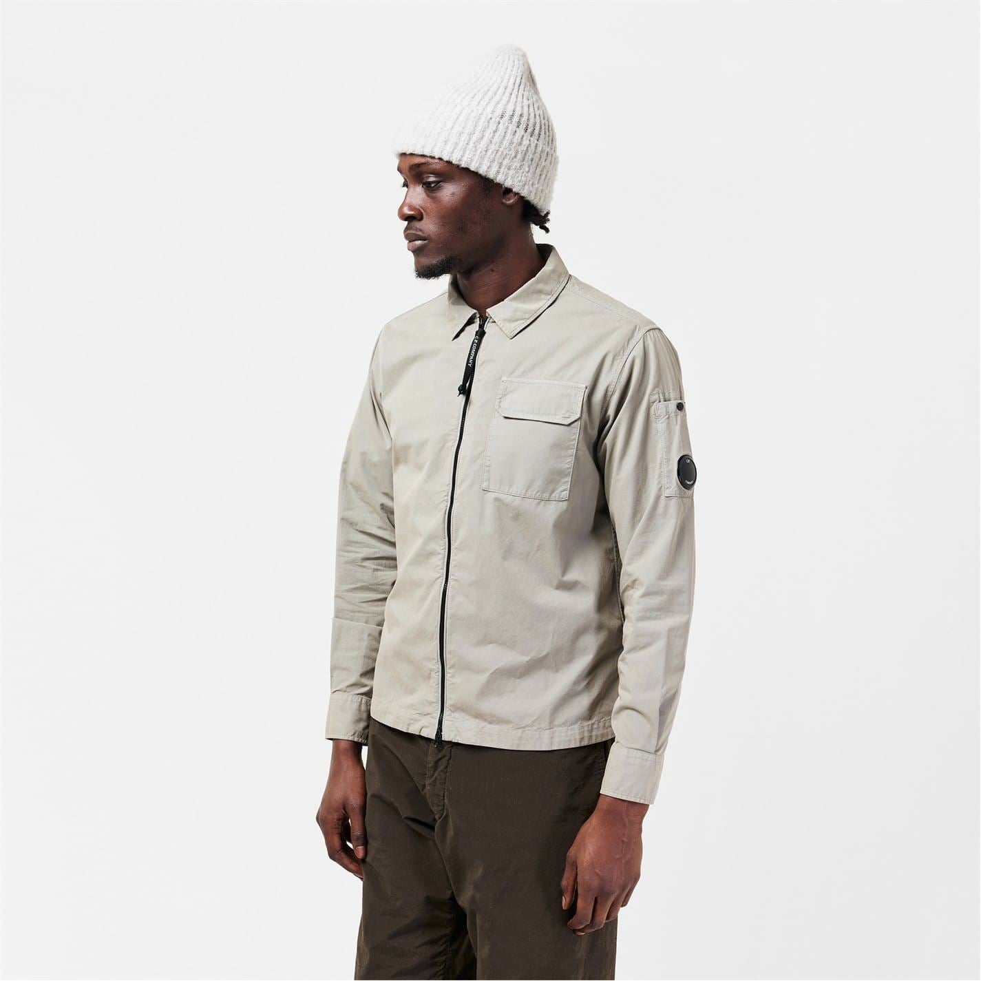 C.P. Company Mens Gabardine Lens Overshirt