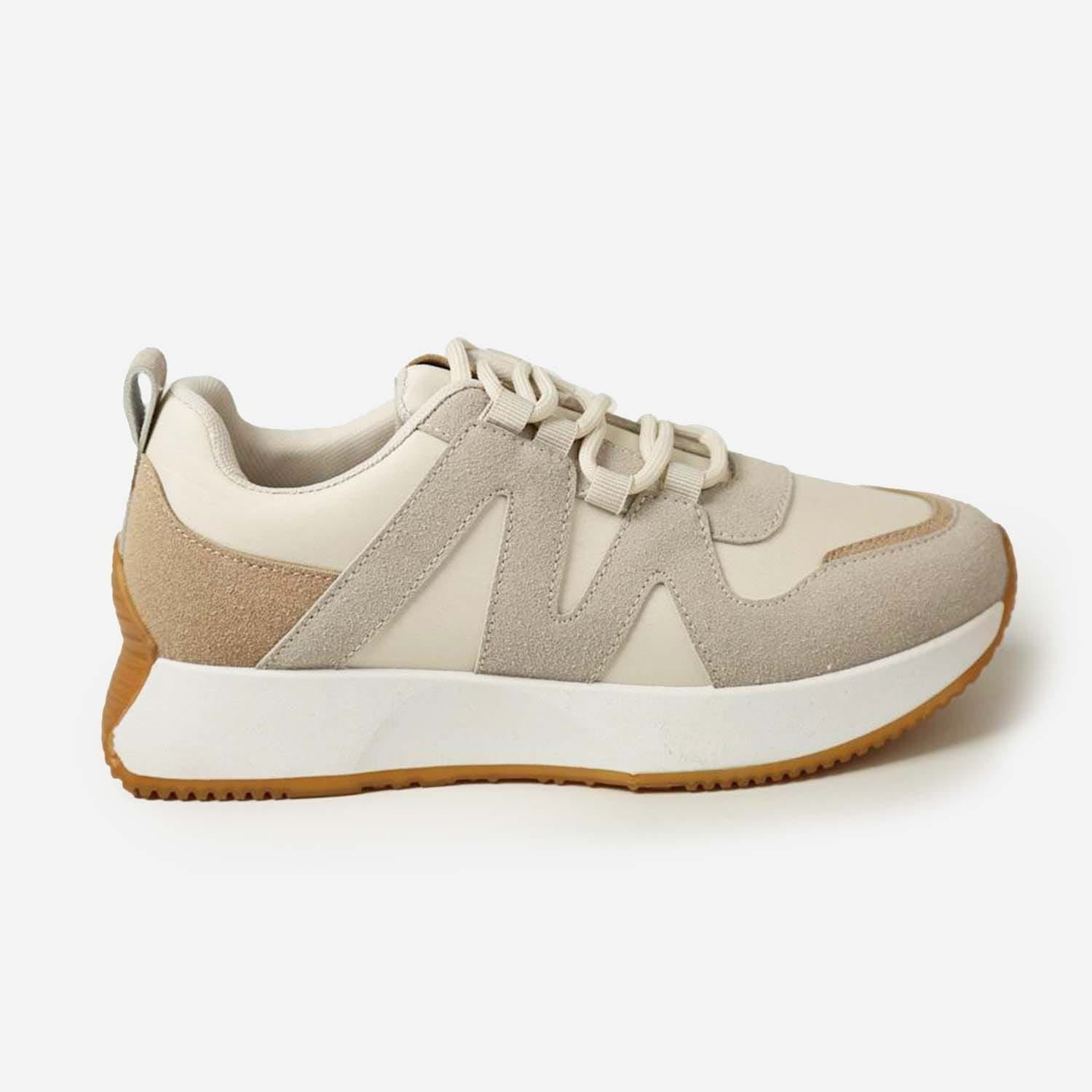 Wheres That From Suede Detail Runner Trainers