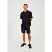 Brave Soul Short With Biker Patch Detail