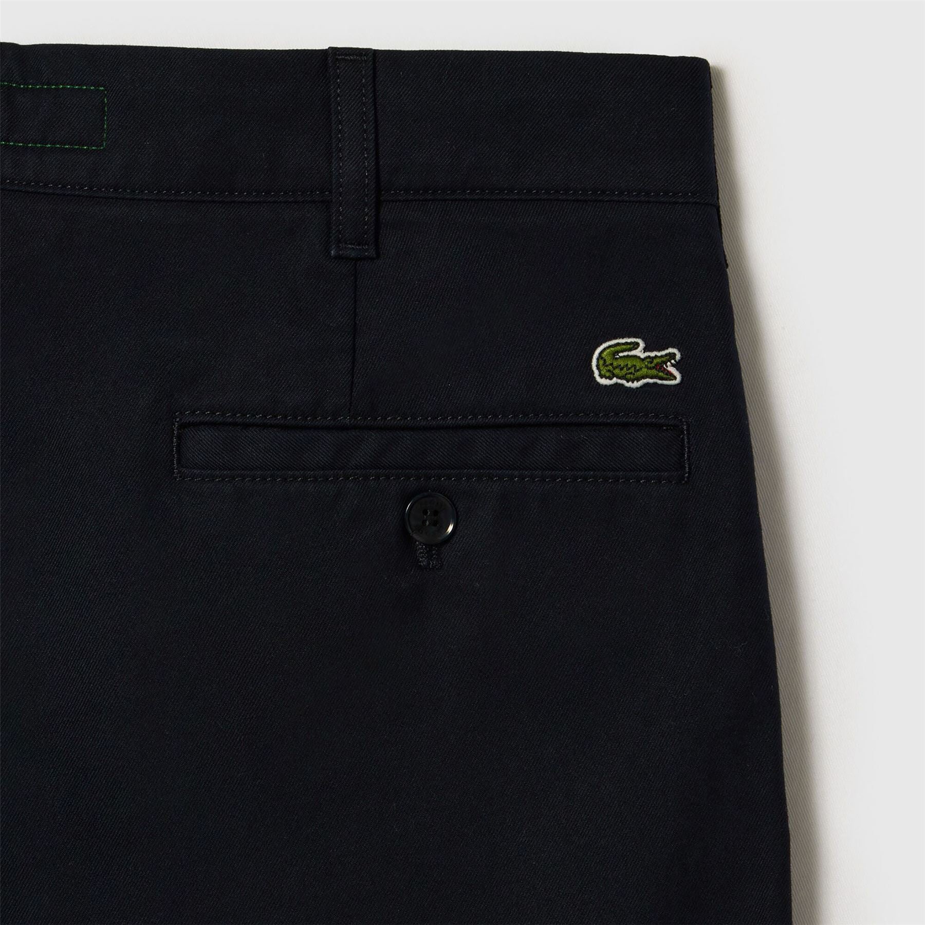 Lacoste Straight-Fit Cotton Twill Pants
