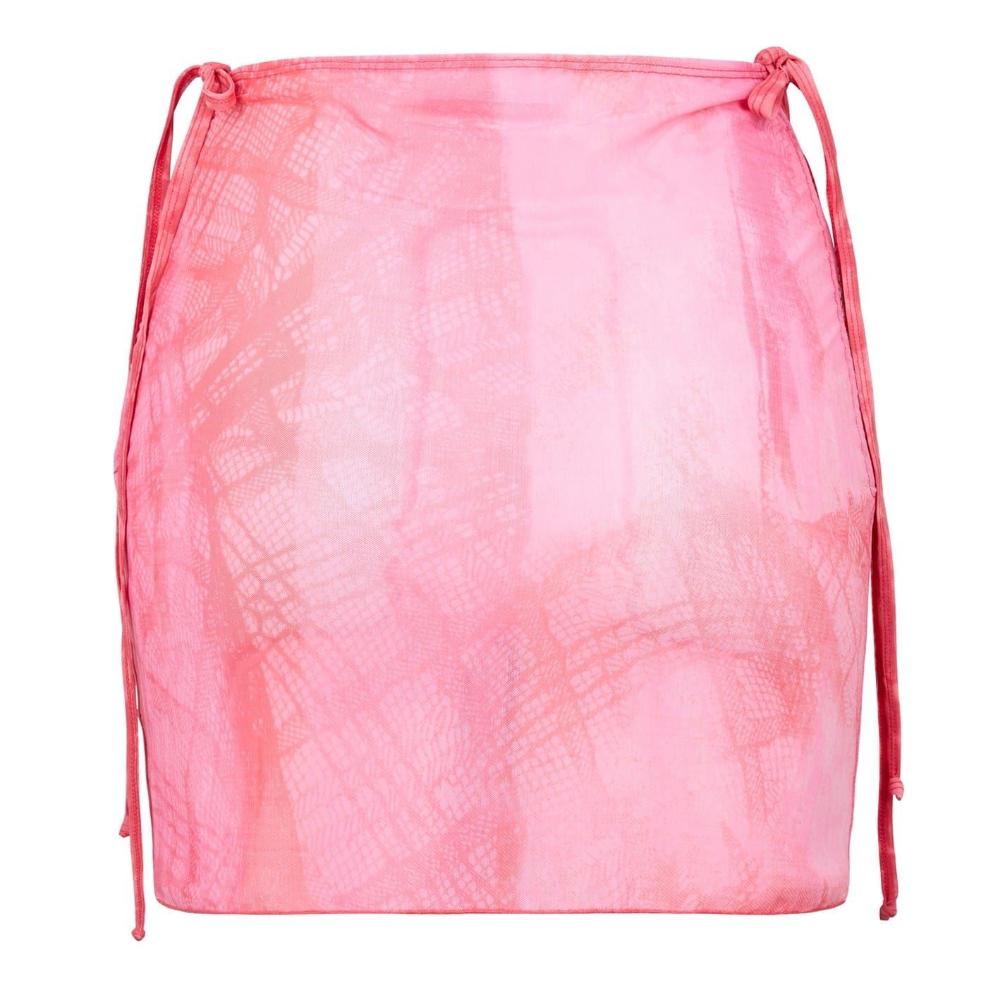 Roberta Einer Mesh Mini Tie Dye Skirt