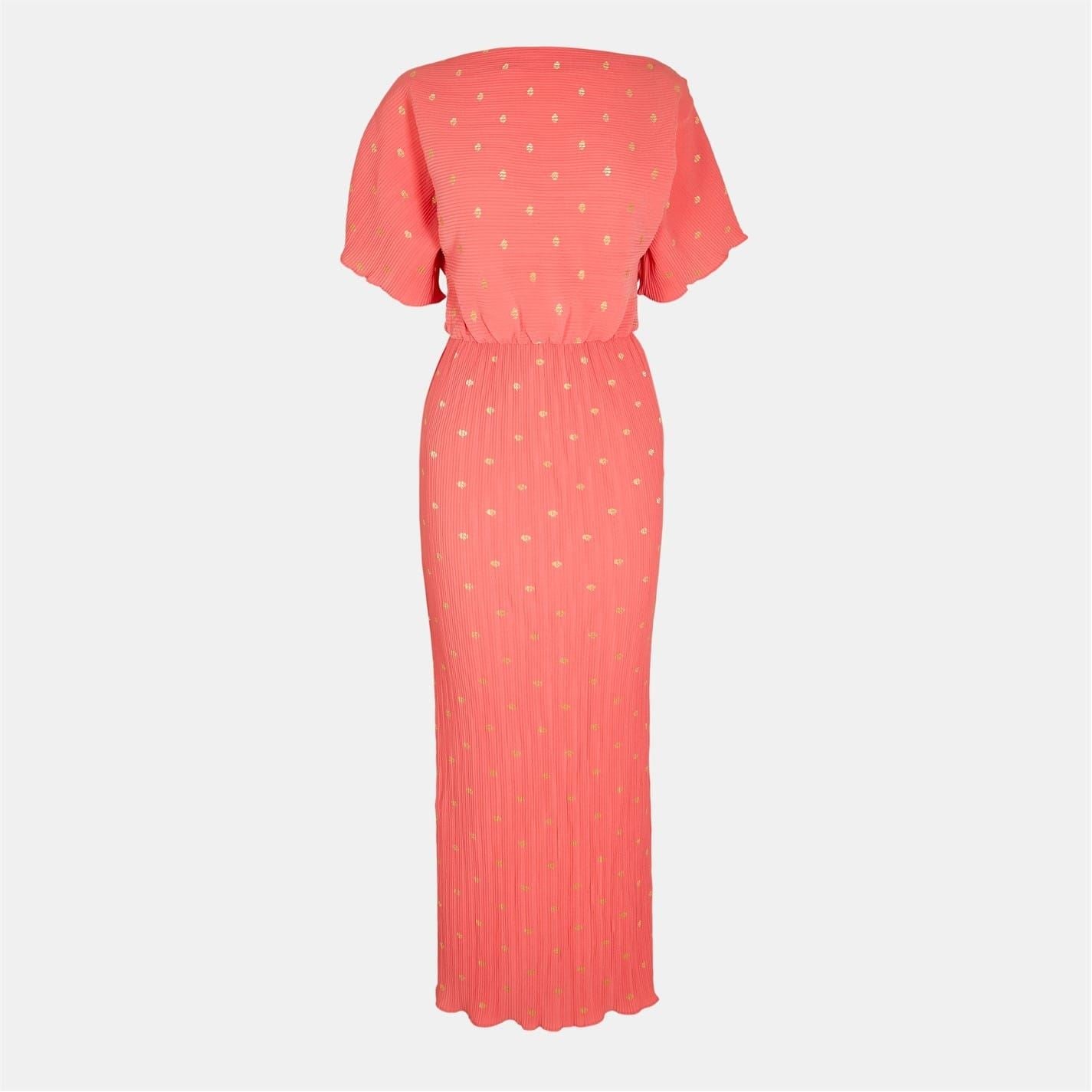 Never Fully Dressed Tilly Boat Neck Maxi T-Shirt Dress