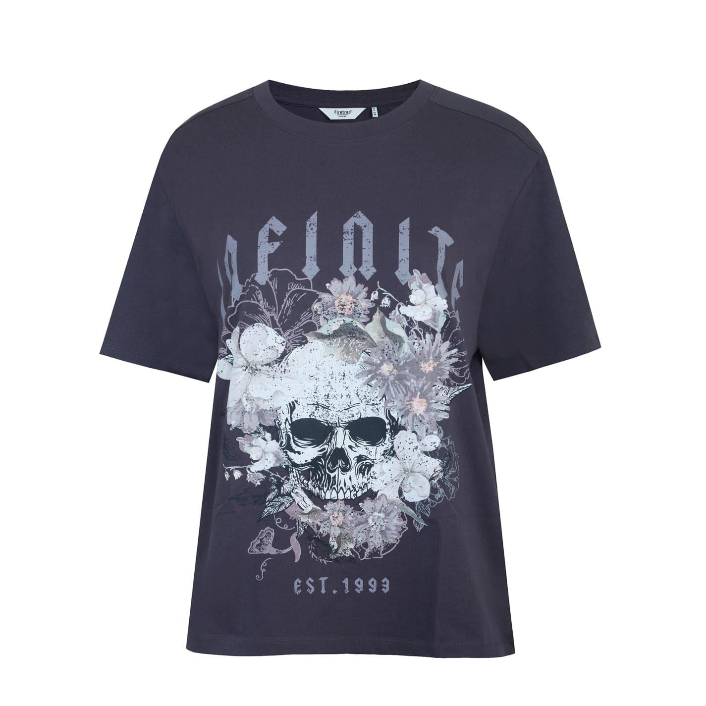 Firetrap Regular Fit Crew Neck T-Shirt
