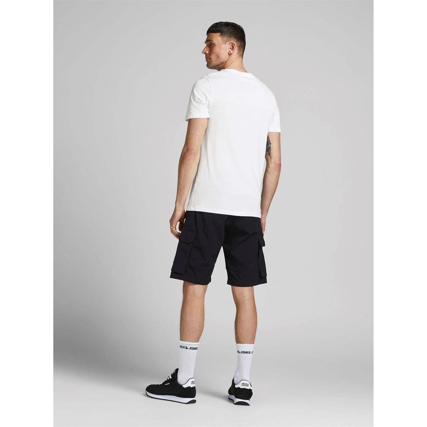 Jack and Jones Printed Logo Crew Neck Short Sleeve Jersey T-Shirt
