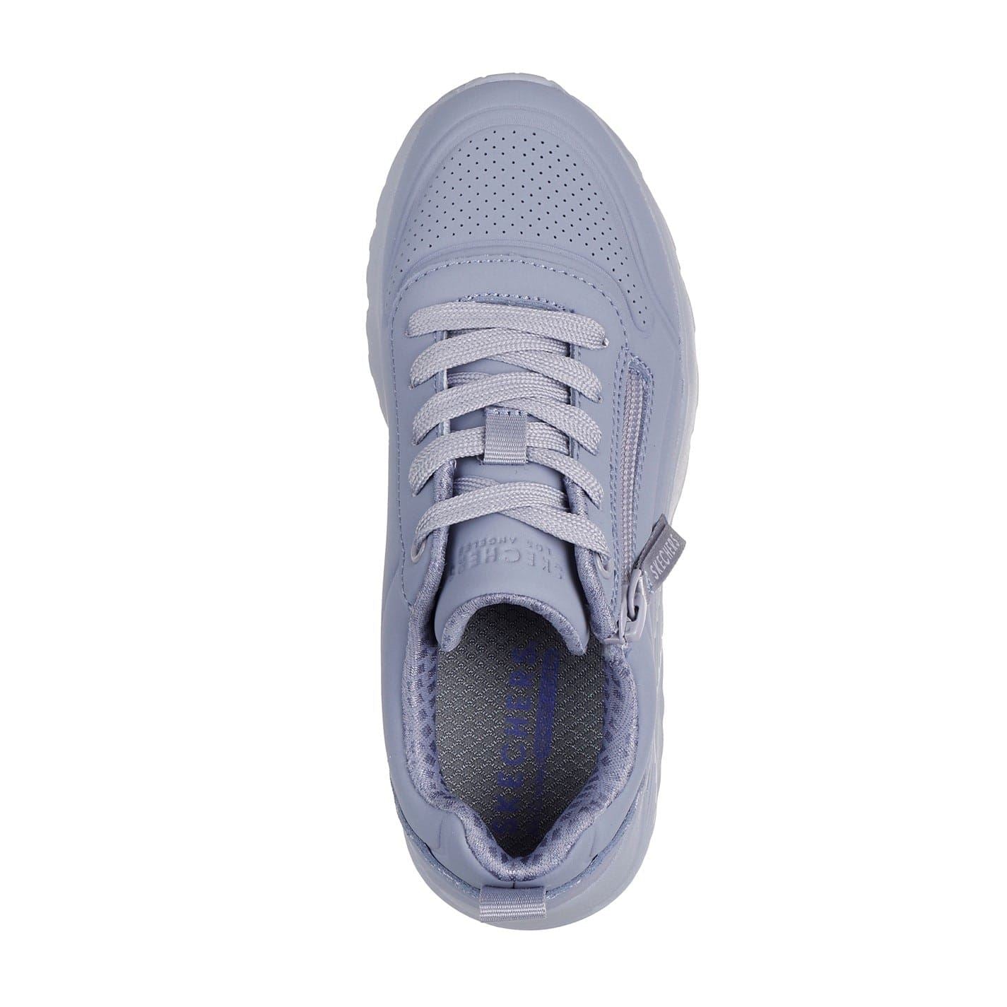 Skechers Girls Monochromatic Lace Up Low Top Sneakers