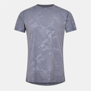 Gym King Debossed Camo Crew Neck Short Sleeve T-Shirt