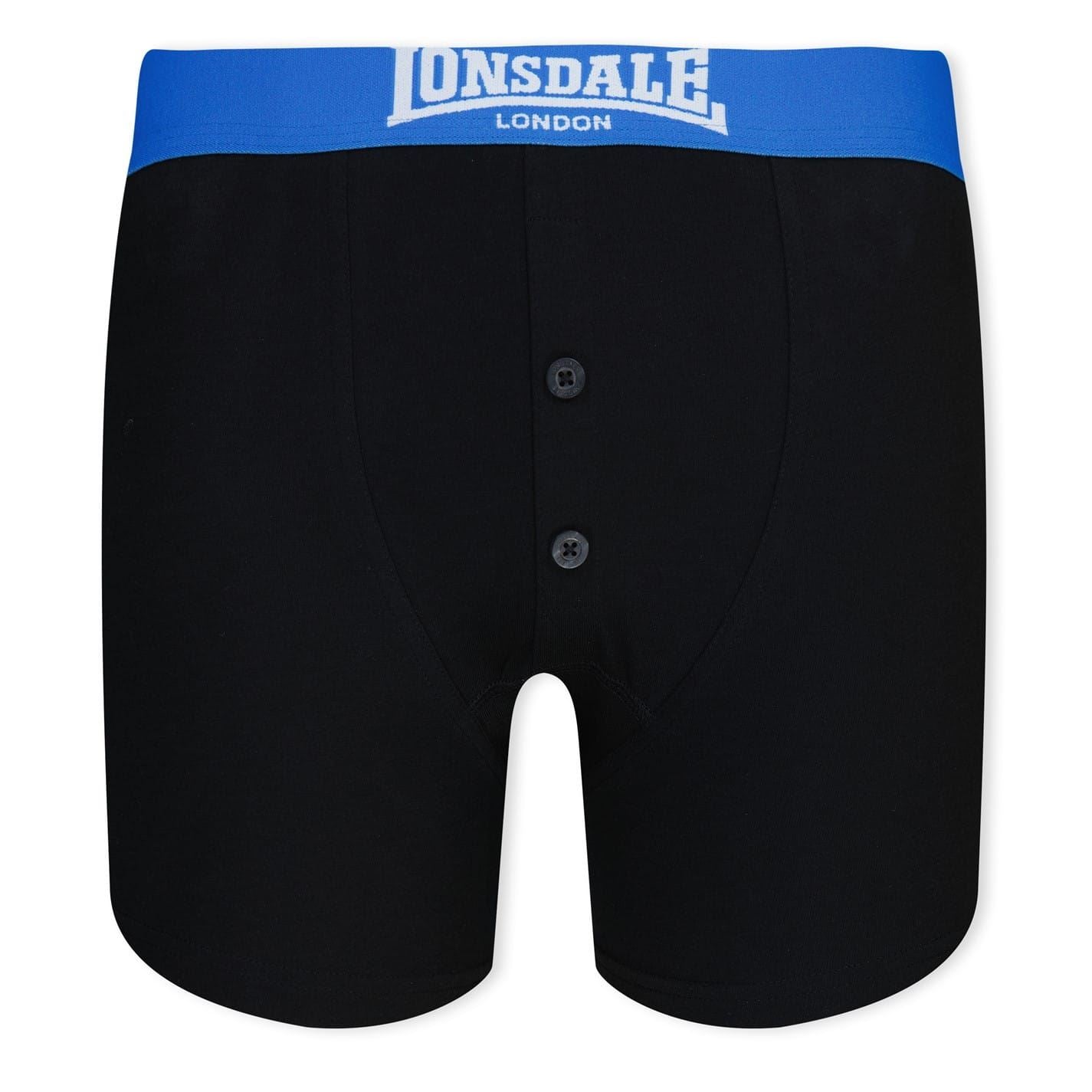 Lonsdale 2 Pack Boxers Junior