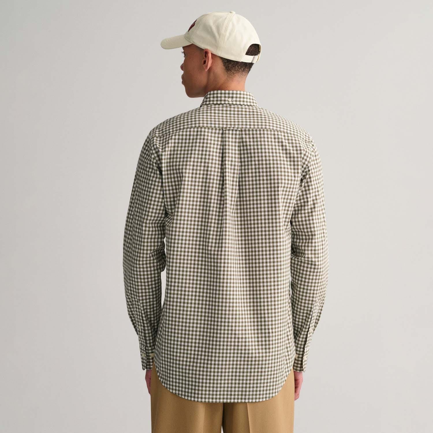 Gant Regular-Fit Classic Gingham Poplin Shirt
