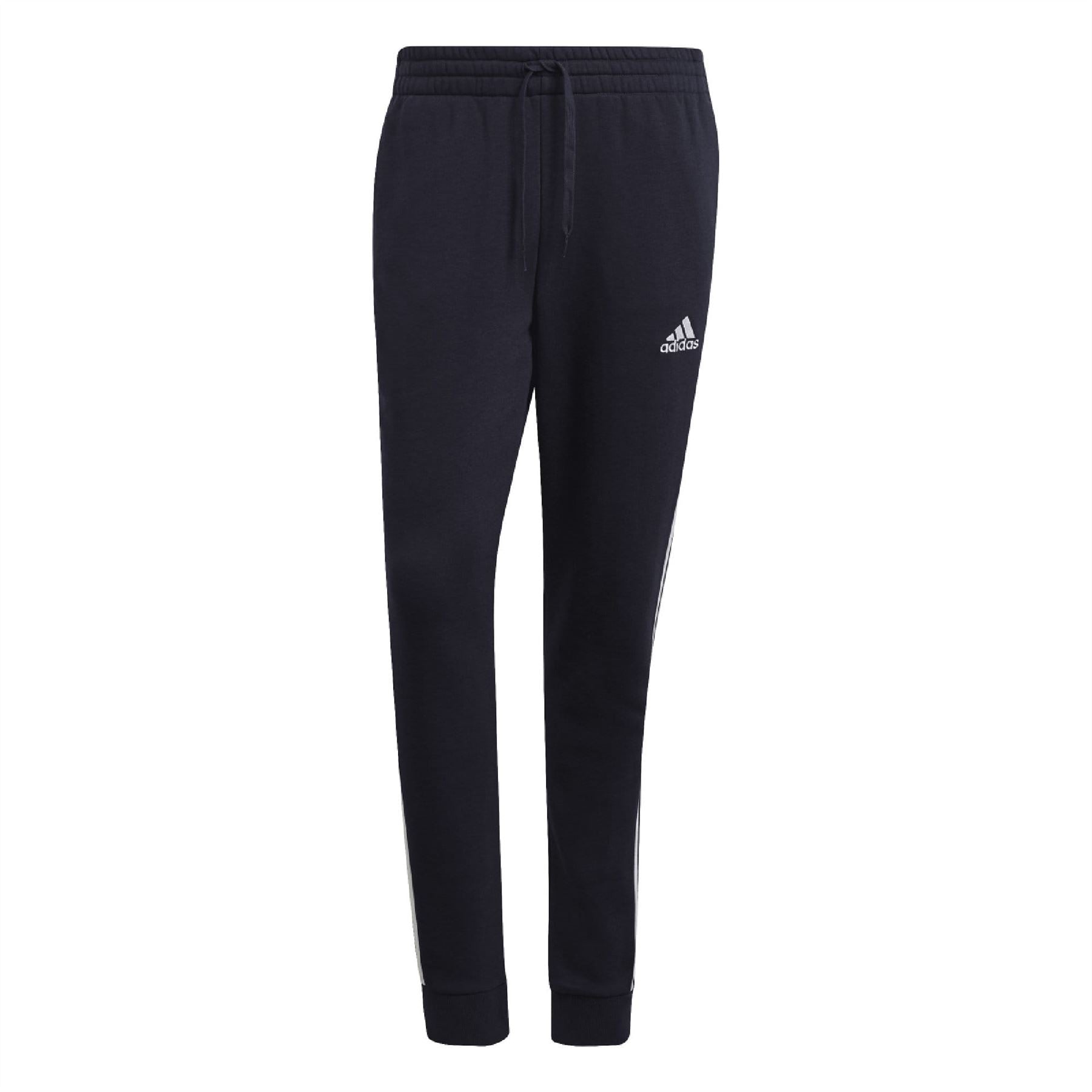 adidas Essentials Fleece Tapered Cuff 3 Stripes Joggers