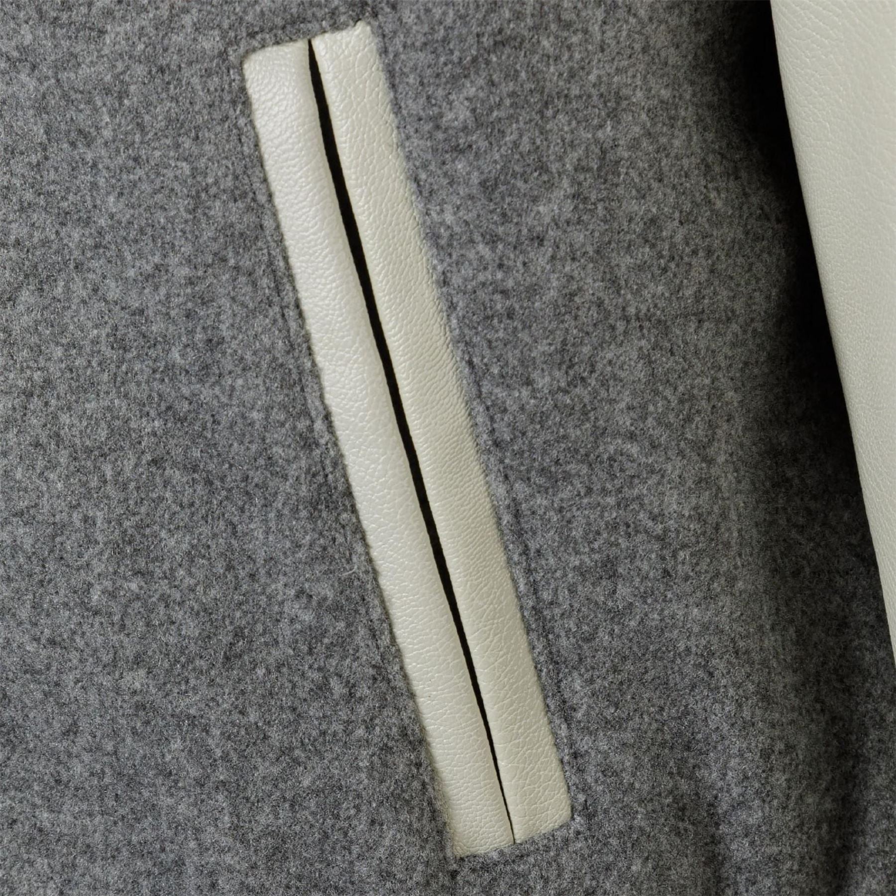 Minoti Boys Varsity Jacket With Snap Buttons And Pu Sleeves Grey