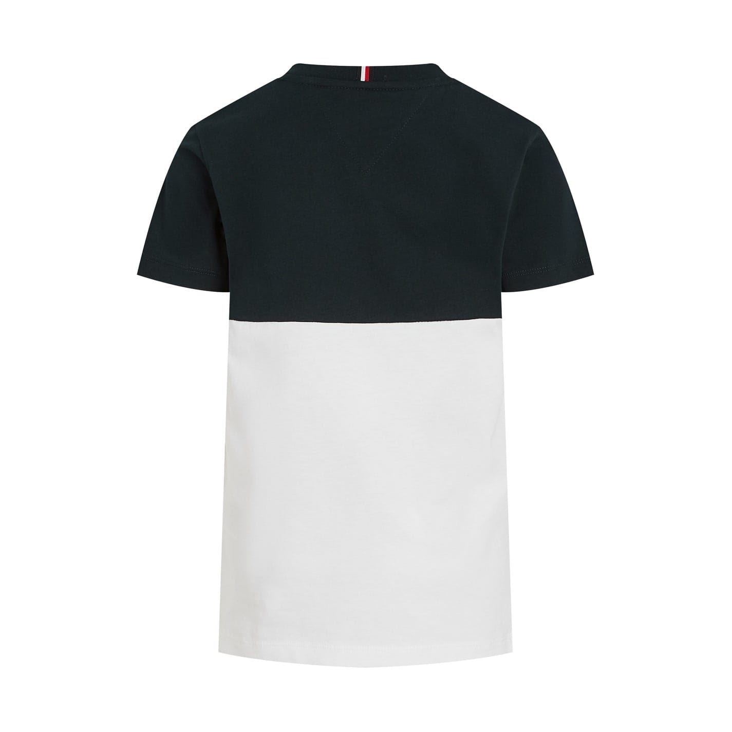 Tommy Hilfiger Colourblock Crew Neck Short Sleeve T-Shirt and Short Set