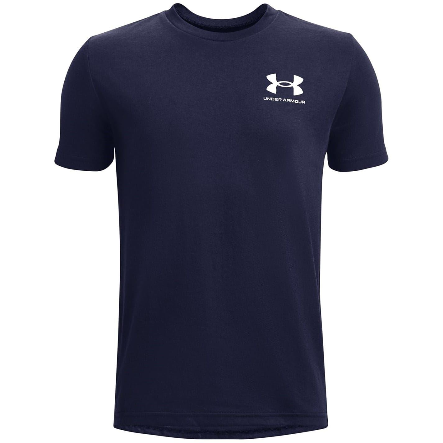 Under Armour Left Chest Logo Short Sleeve Juniors