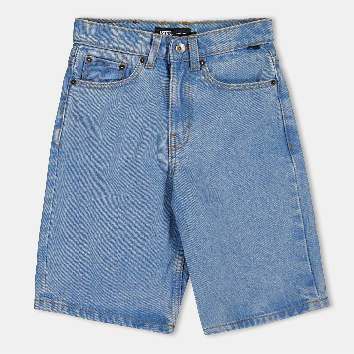 Vans Check 5 Baggy Denim Bermuda Shorts
