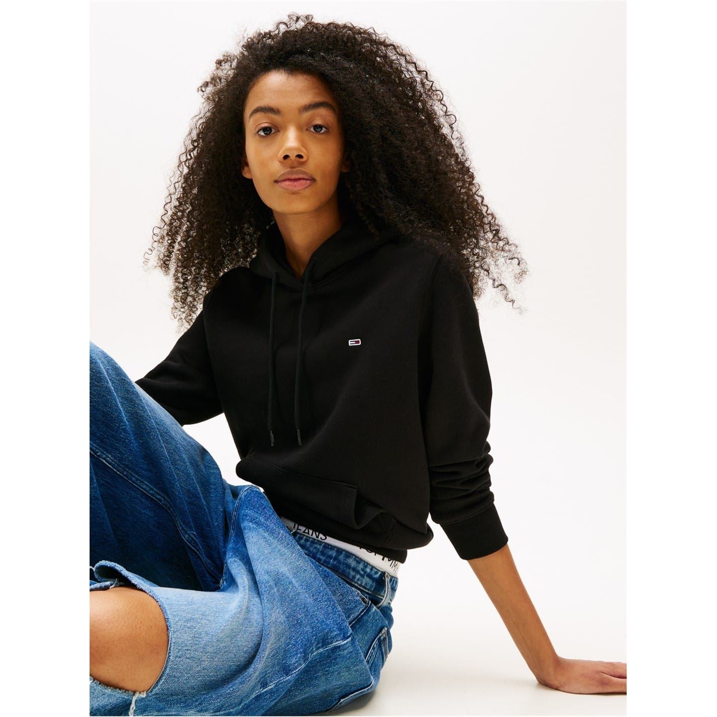 Tommy Jeans Flag Graphic Hooded Sweatshirt