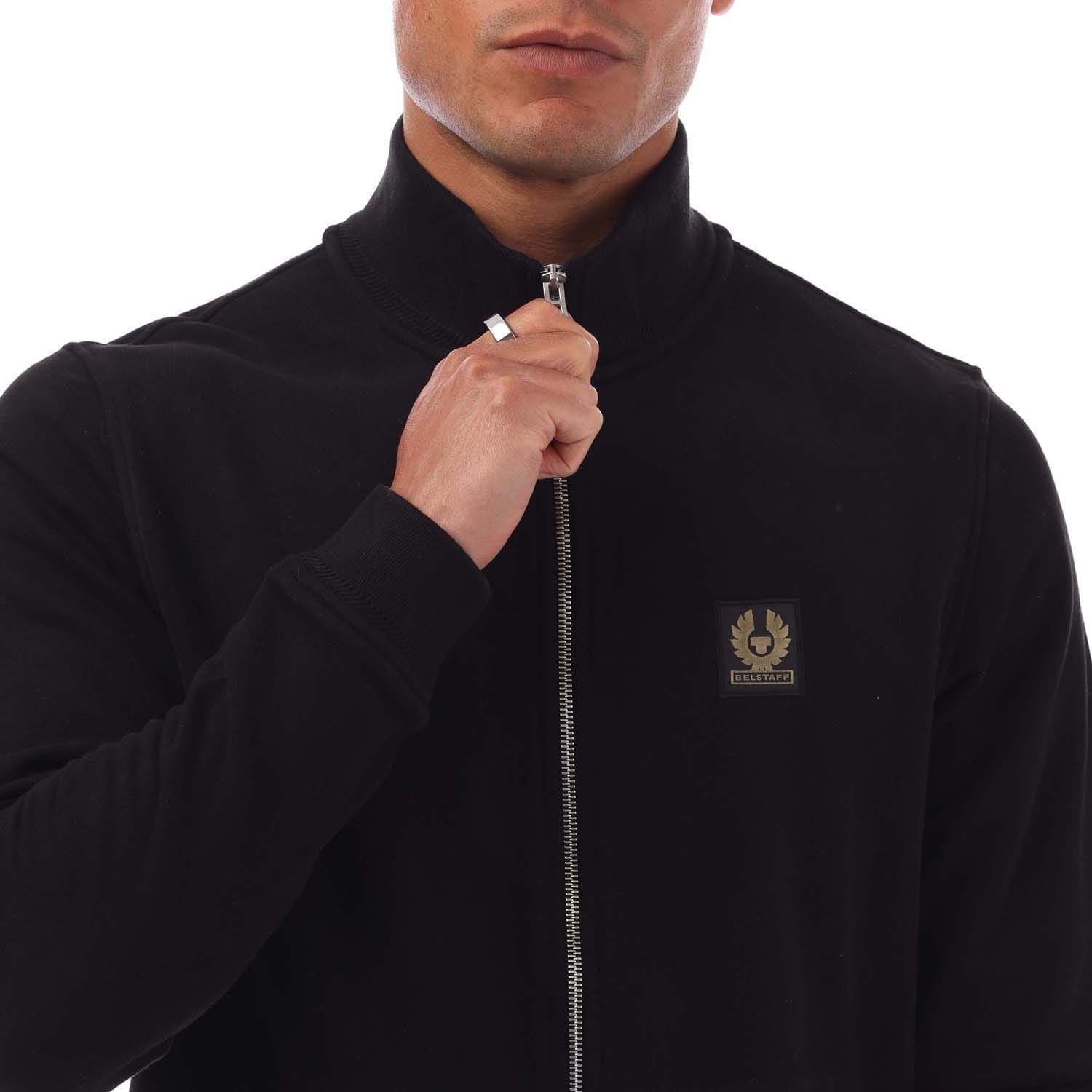 Belstaff Cotton Fleece Full Zip Sweatshirt