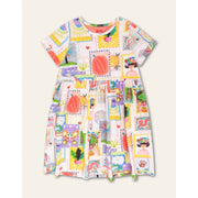 Oilily Doliday Crew Neck Jersey Dress
