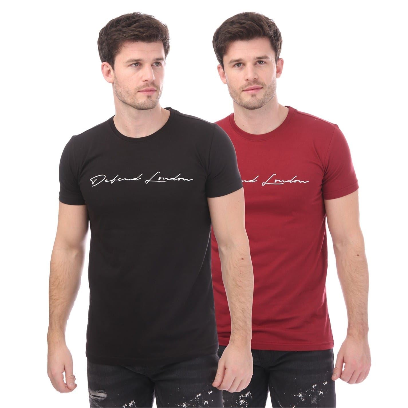 DFND London Crew Neck Regular Fit Short Sleeve T-Shirt