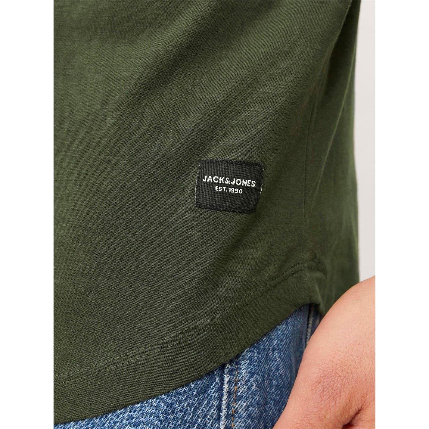 Jack and Jones Noa Crew Neck Short Sleeve Jersey T-Shirt 5 Pack