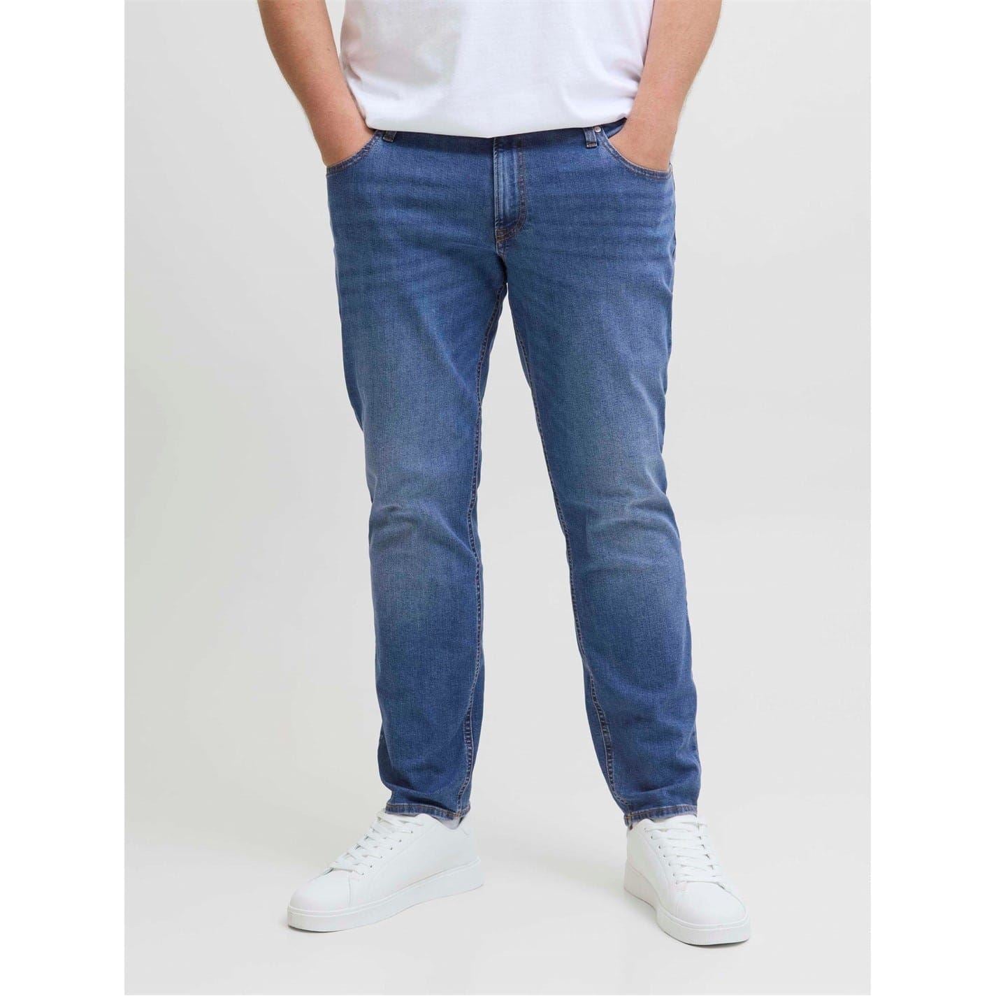 Jack and Jones Mens Slim Jeans Plus Size
