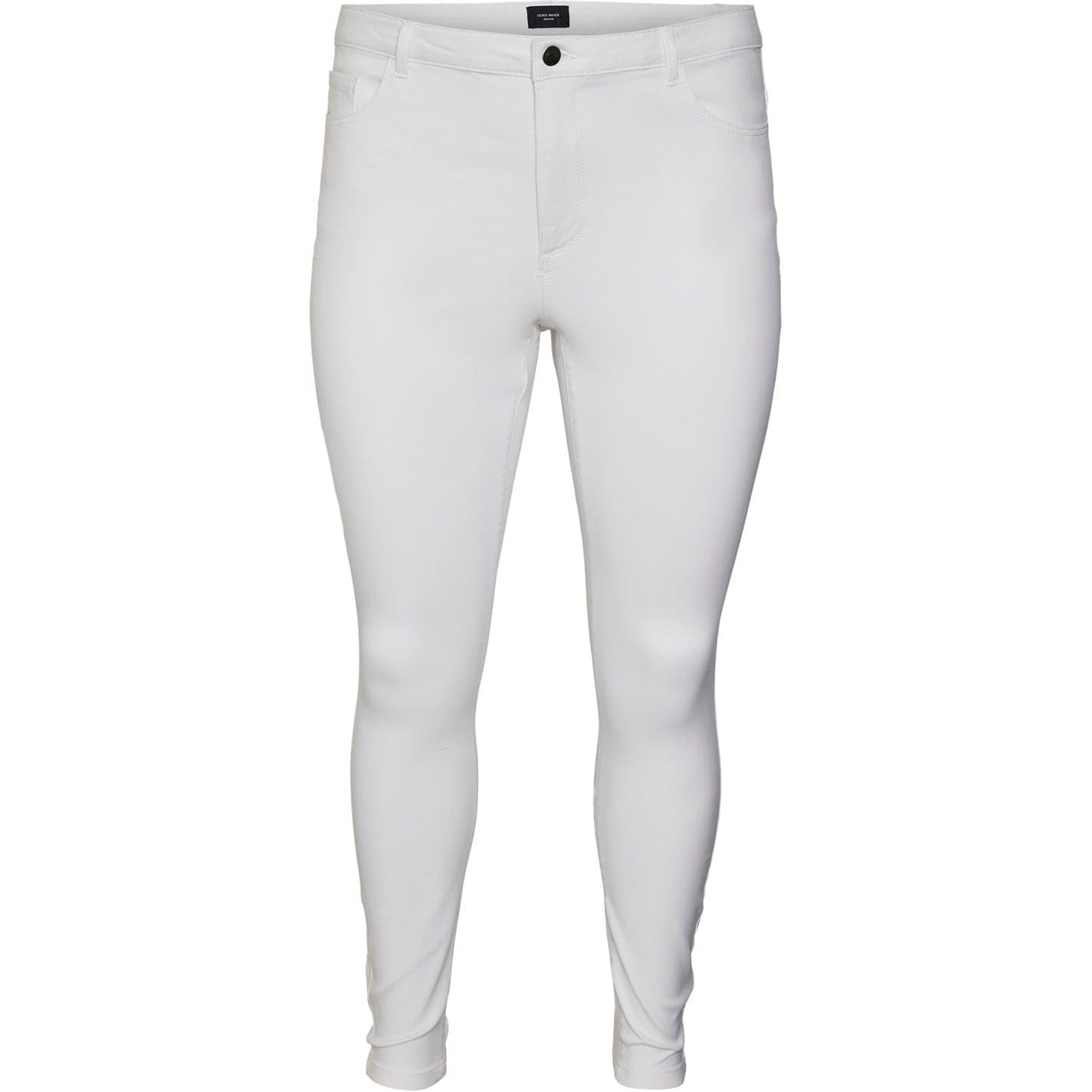 Vero Moda Curve Stretch Slash Knee High Waisted Denim Disco Skinny Jeans