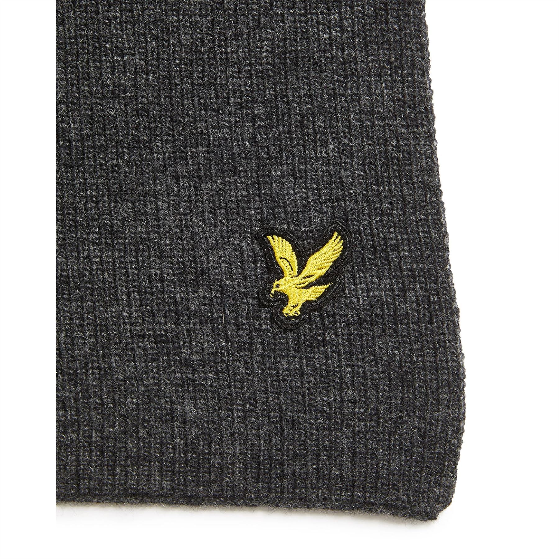 Lyle And Scott Lambswool Ribbed Scarf