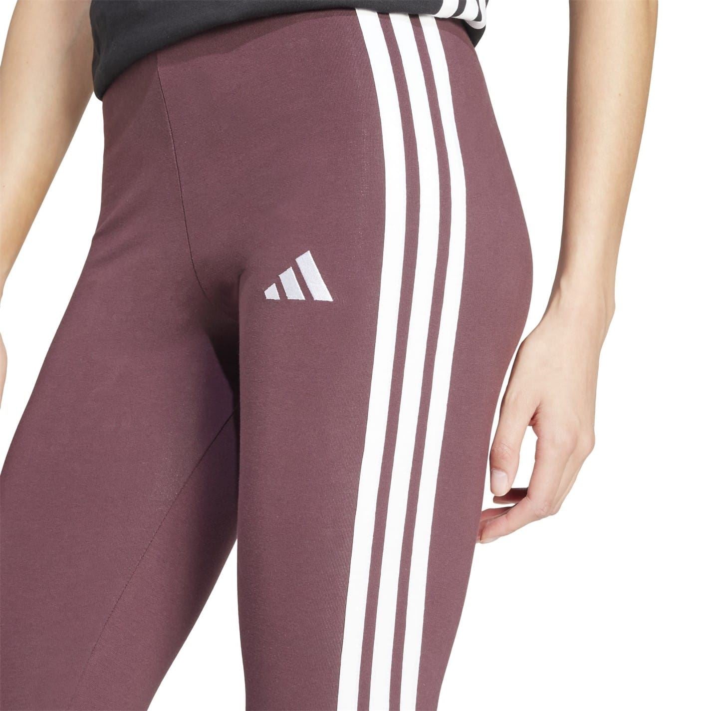 adidas Womens Essentials 3 Stripe Leggings