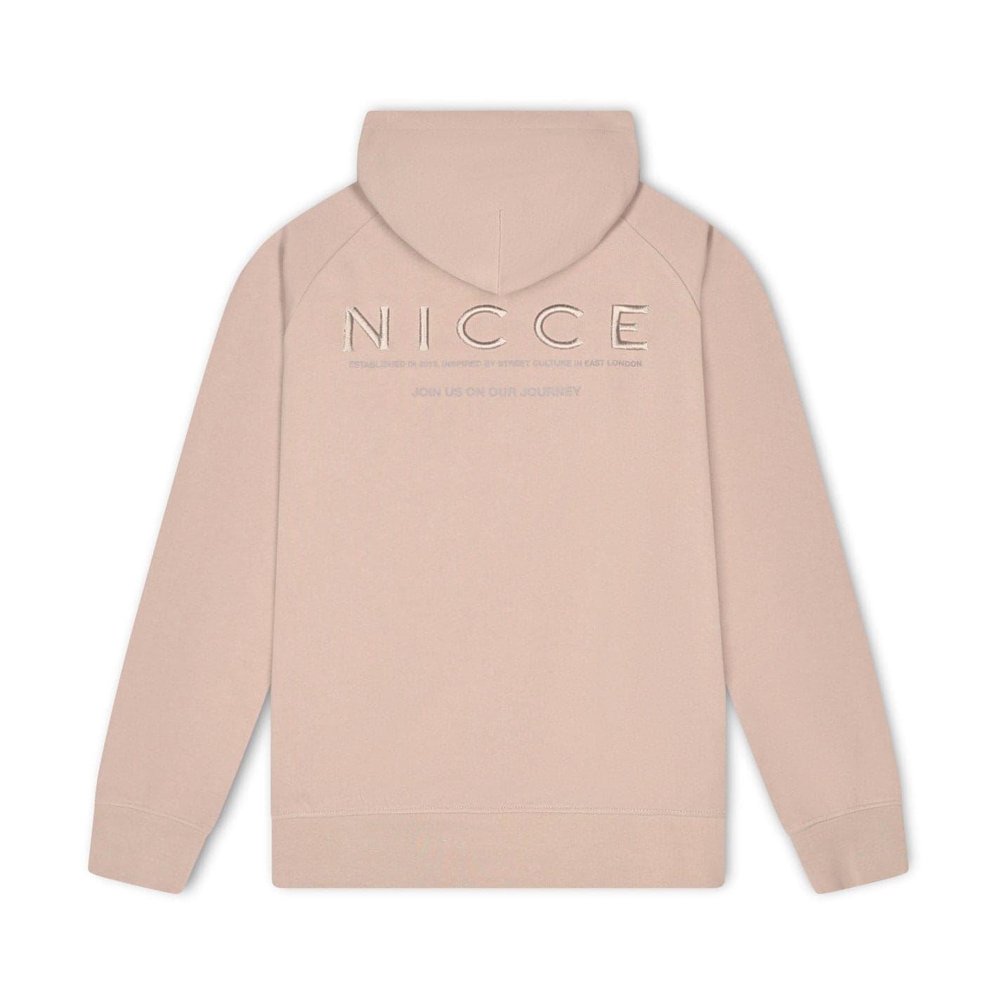 NICCE Embroidered Hooded Neck Long Sleeve Sweatshirt