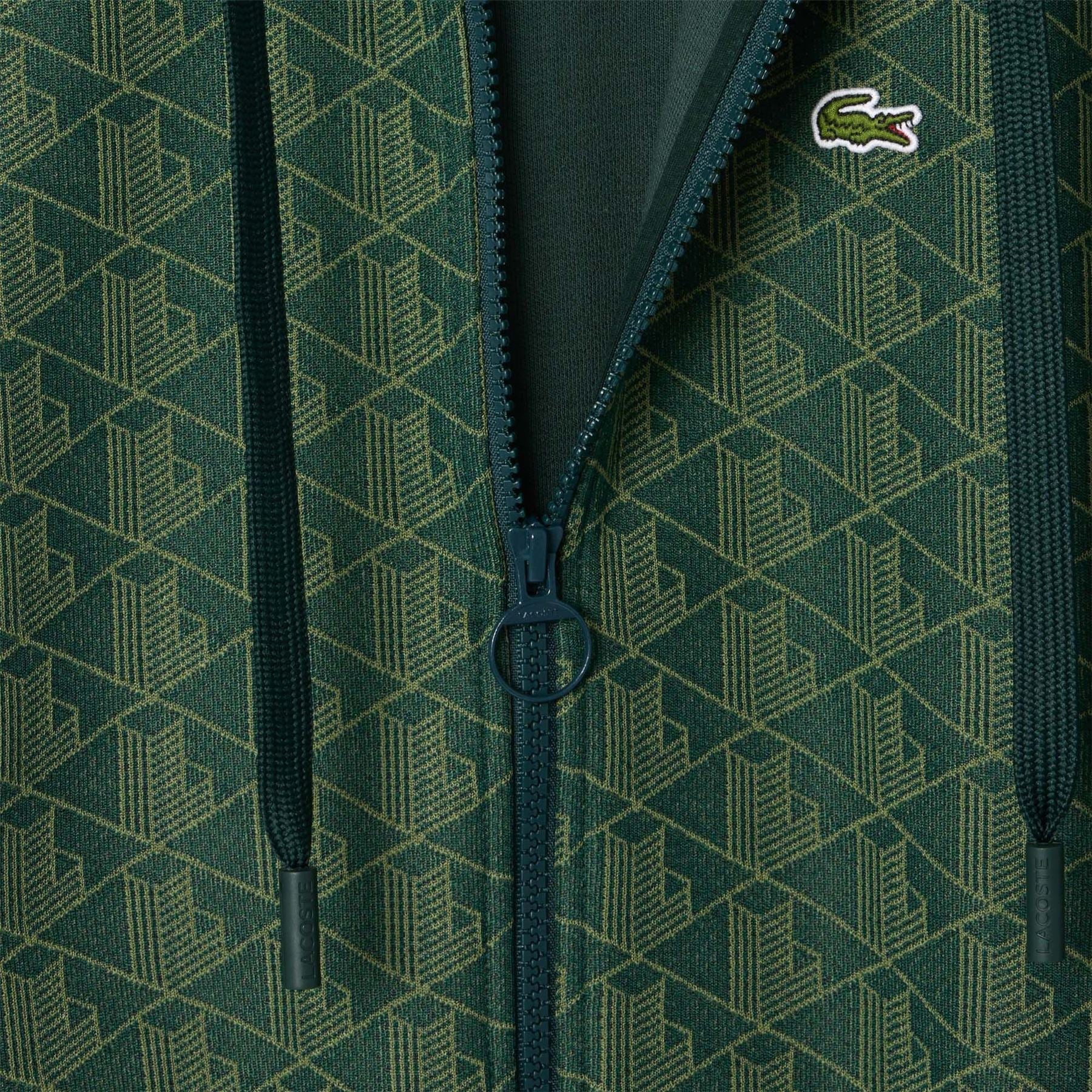 Lacoste Jacquard Monogram Hoodie