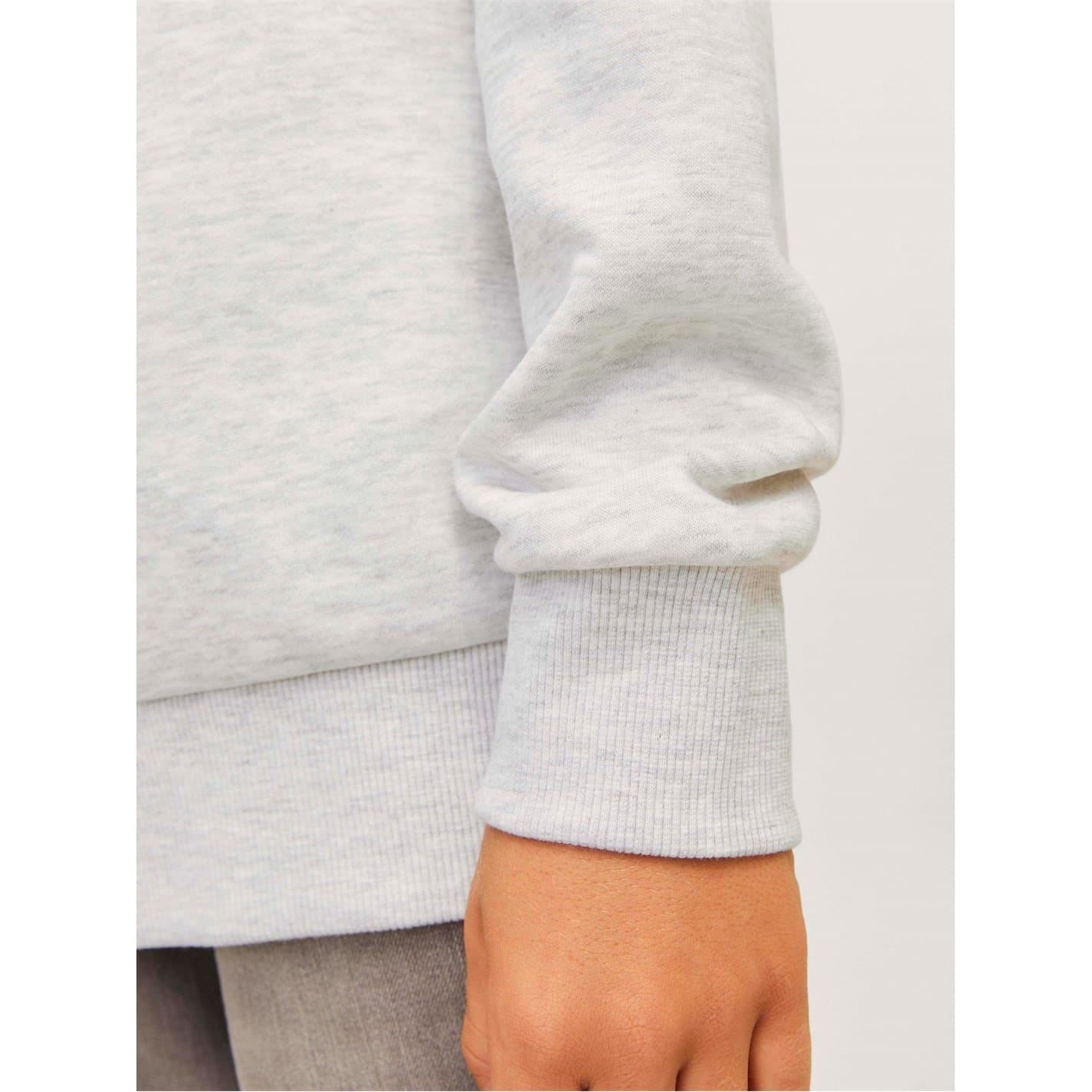 Jack and Jones Varsity Lettering Crew Neck Long Sleeve Sweatshirt