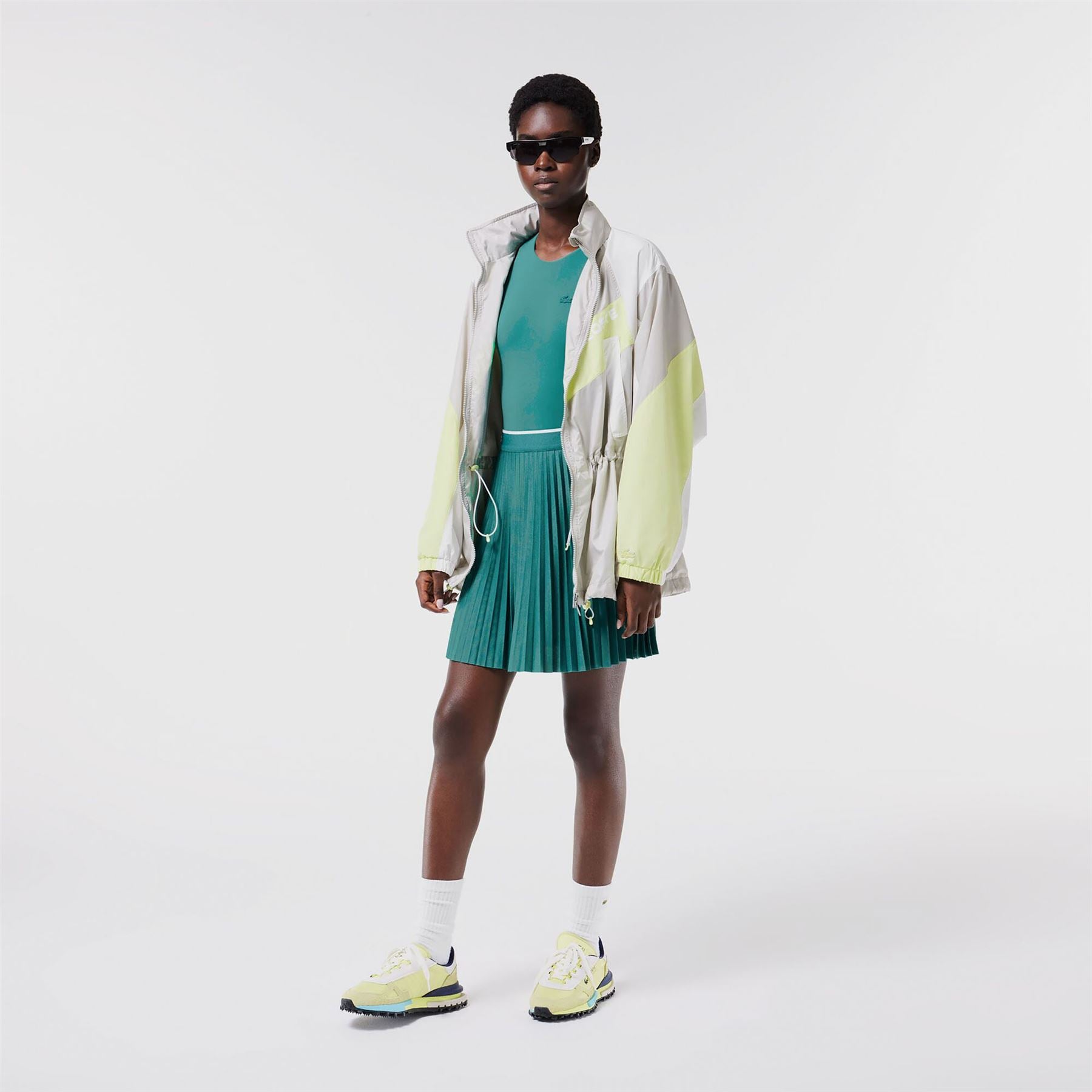 Lacoste Elasticated Waist Pleated Skirt