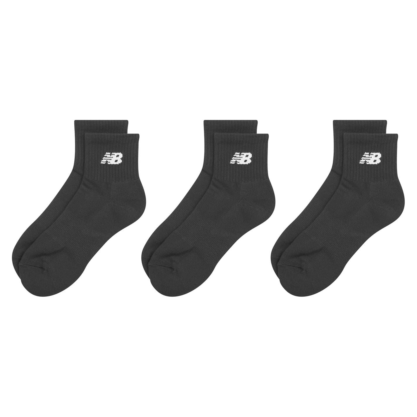 New Balance Everyday Ankle Socks 3 Pack Adults
