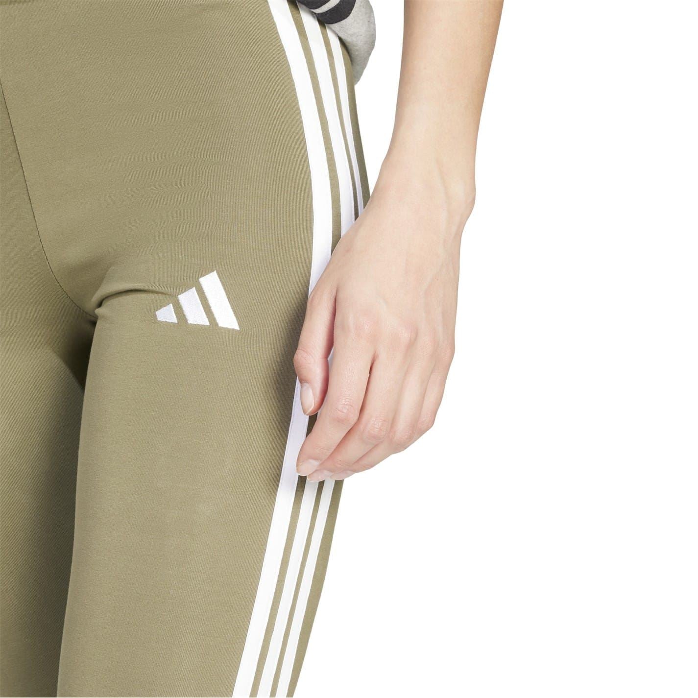 adidas Womens Essentials 3 Stripe Leggings