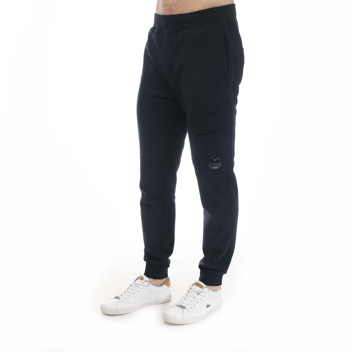 C.P. Company Diagonal Raised Fleece Cargo Sweatpants