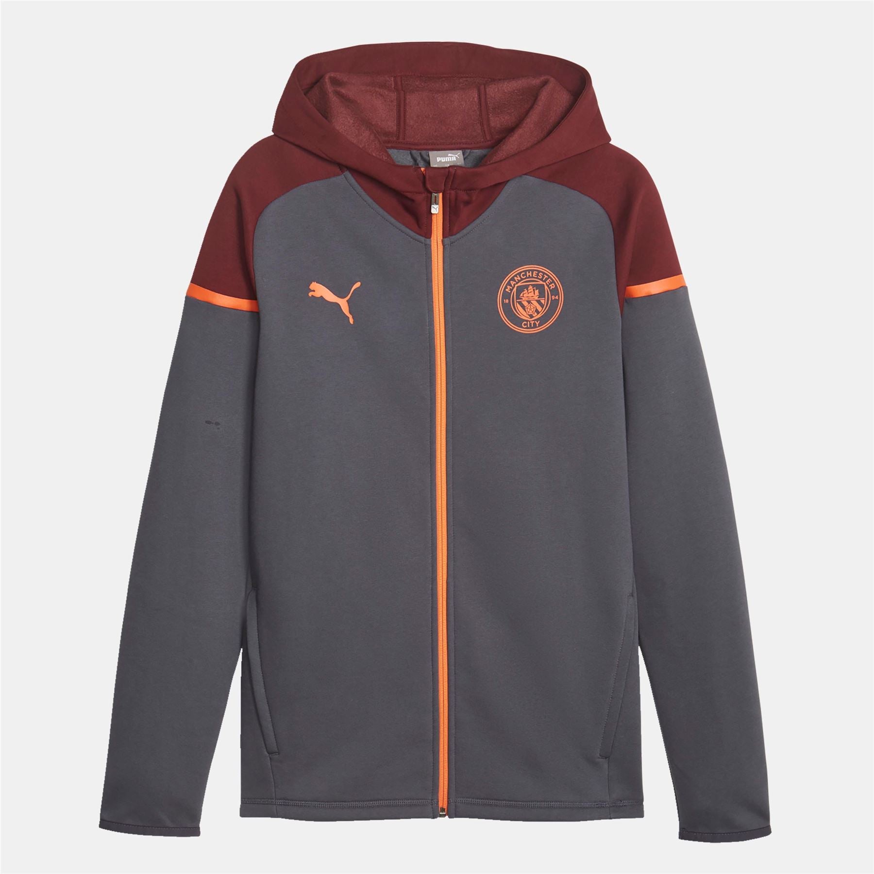 Puma Manchester City Fc Casuals Hooded Jacket