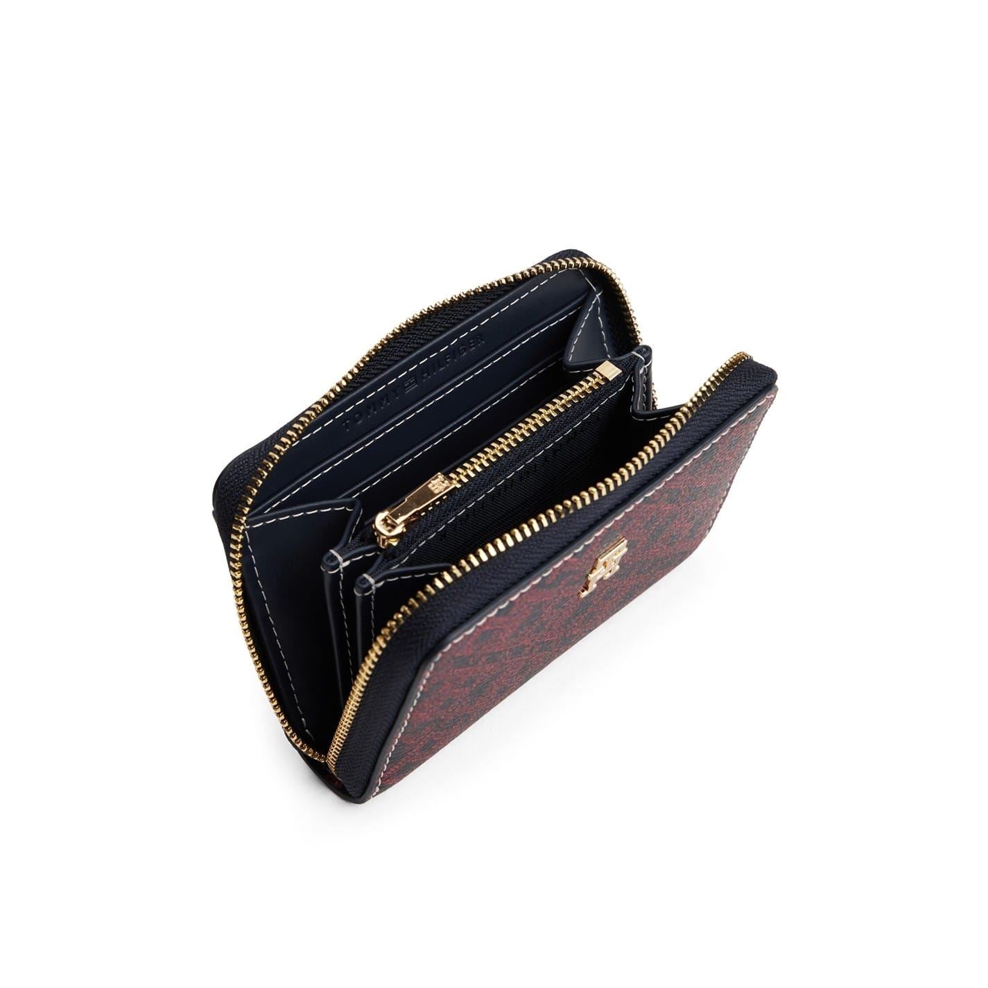 Tommy Hilfiger Mono Zip Around Wallet Geometric Patterned