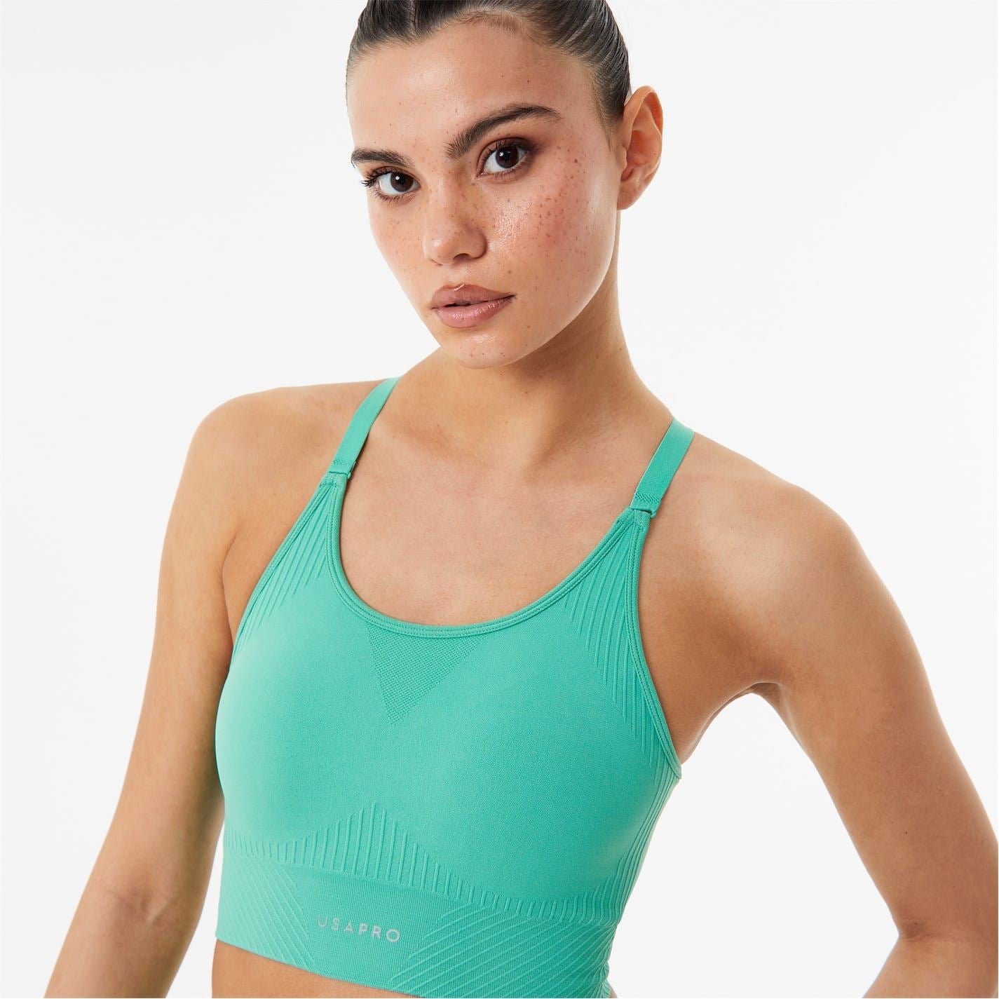USA Pro Seamless Adjustable Sports Bra